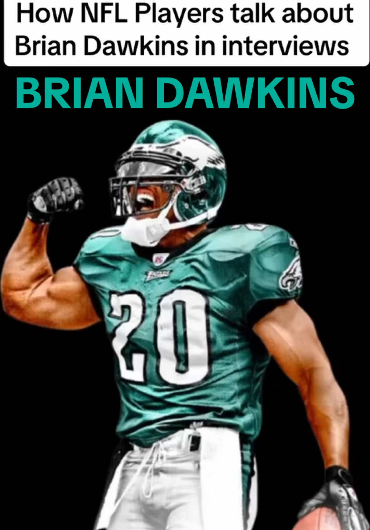 Brian Dawkins. Weapon X. Him. #briandawkins #nfl #nfltiktok #fyp #fypシ #viralvideo #weaponx 