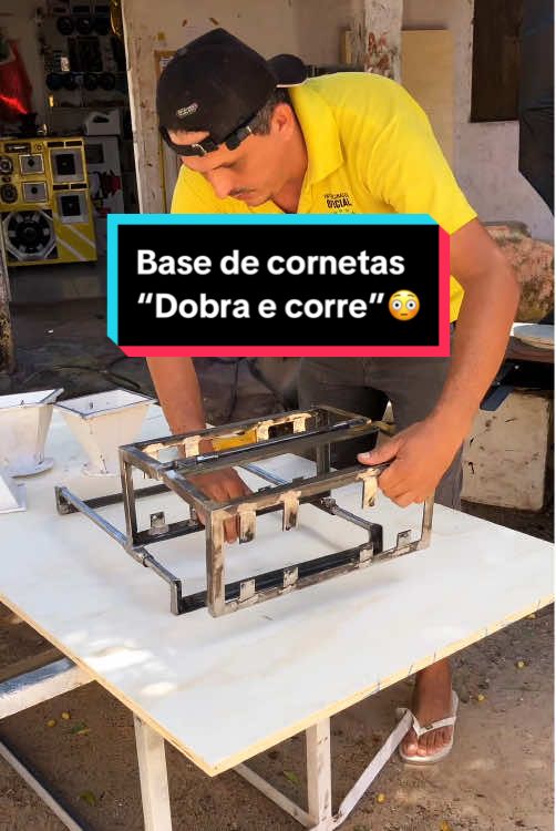 Base de corneta “dobra e corre”😳#somautomotivo #som #áudio 