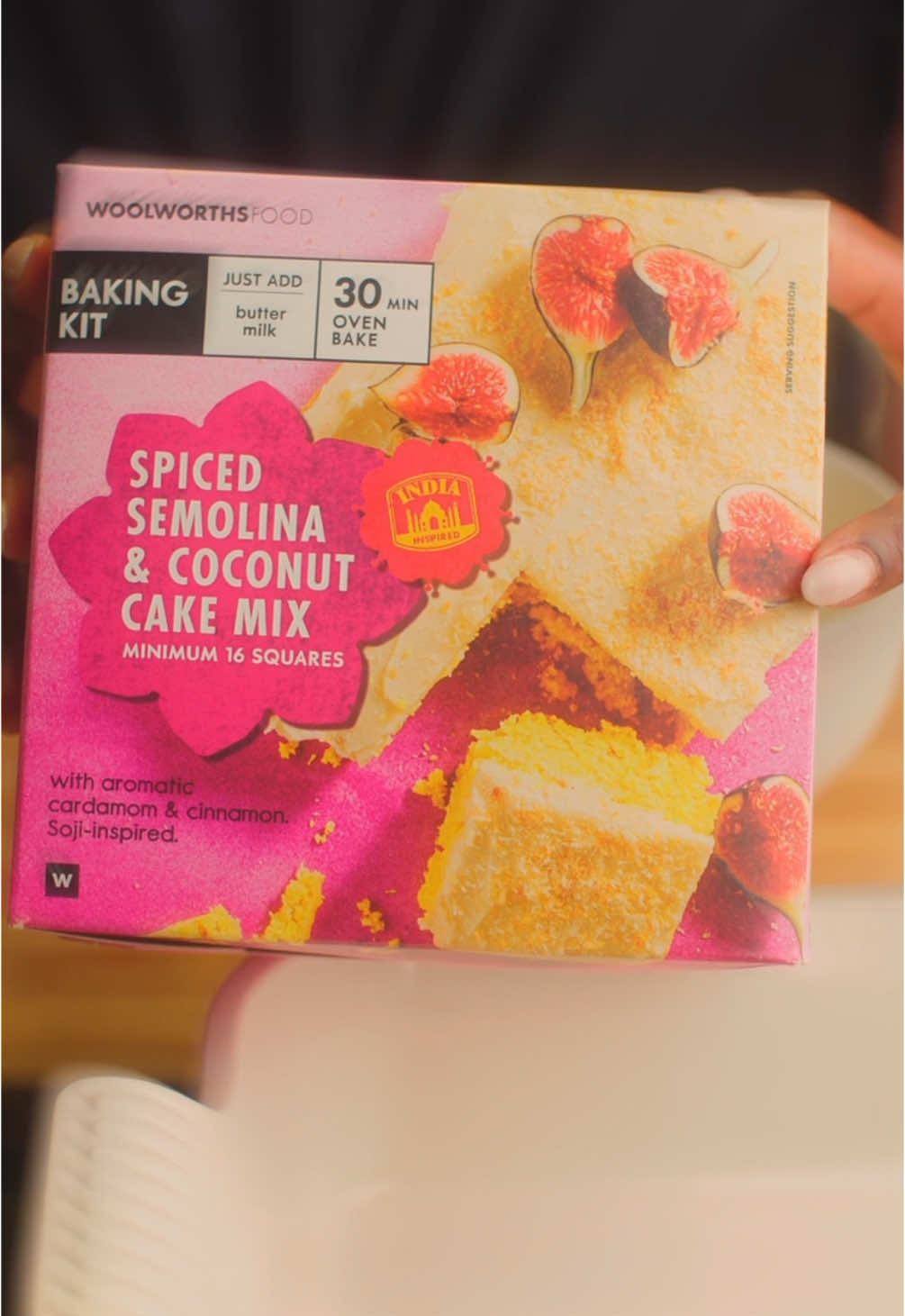 Have you tried the @Woolworths SA Spiced semolina & coconut cake mix ? Super easy and super big on flavour!! #woolworths #semolina #cake #baking #tiktoksnacks #bakingrecipe #EasyRecipes @Le Creuset South Africa 