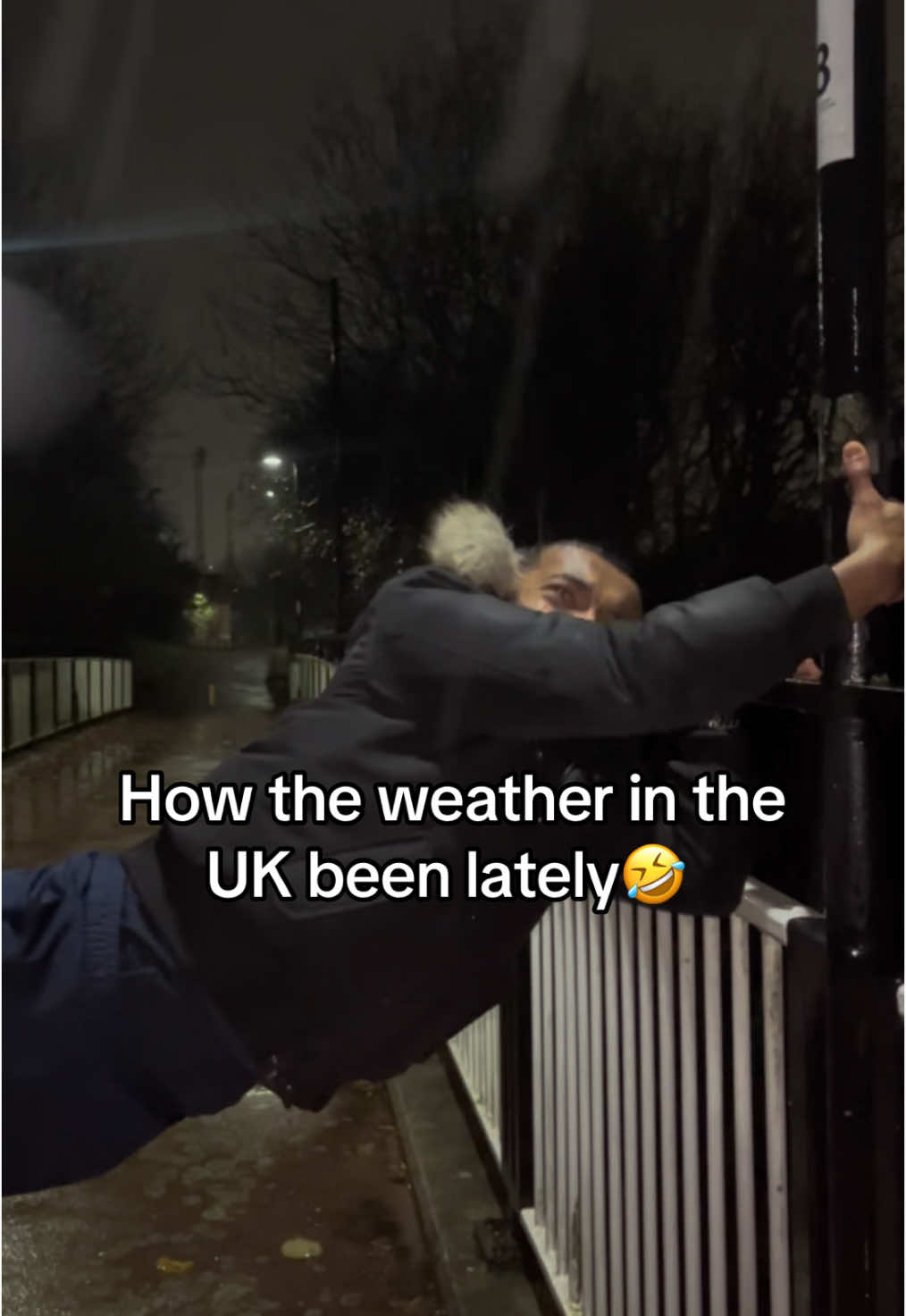 got blown away to a different country at this rate 🤣 #fyp #foryoupage #foryou #weather #stormdarragh #blownaway 