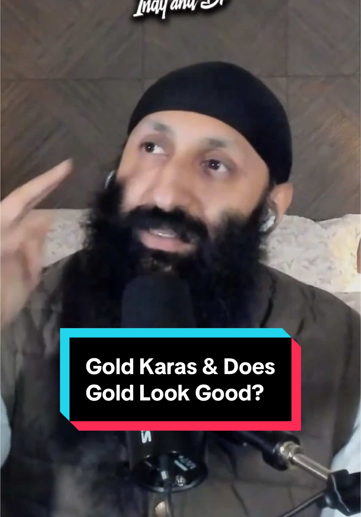 A Gold Kara.  Should this be normalised and given? It’s commonly seen as a wedding gift for grooms 🤷🏽‍♂️ Clip taken from Episode 193 of the podcast.  #sikhtiktok #sikh #sikhism #sikhi #kara #indyanddr 