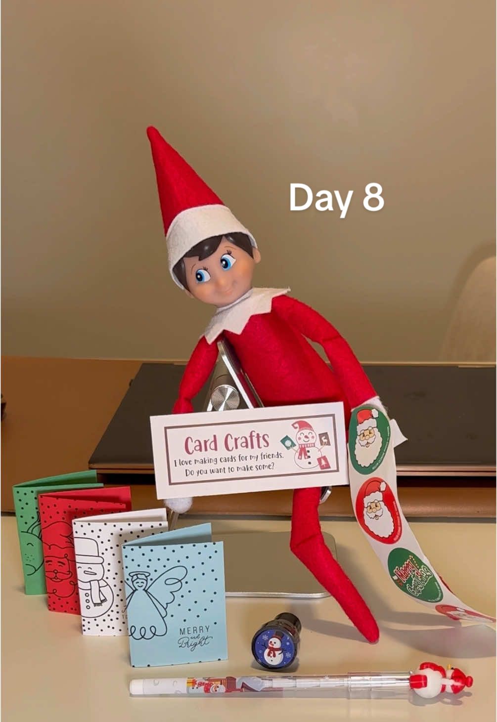 Replying to @Amanda Ruocchio im gonna be sad when its done! #elfontheshelfideas #elfontheshelf #momof2 #sahm #fyp #viral 