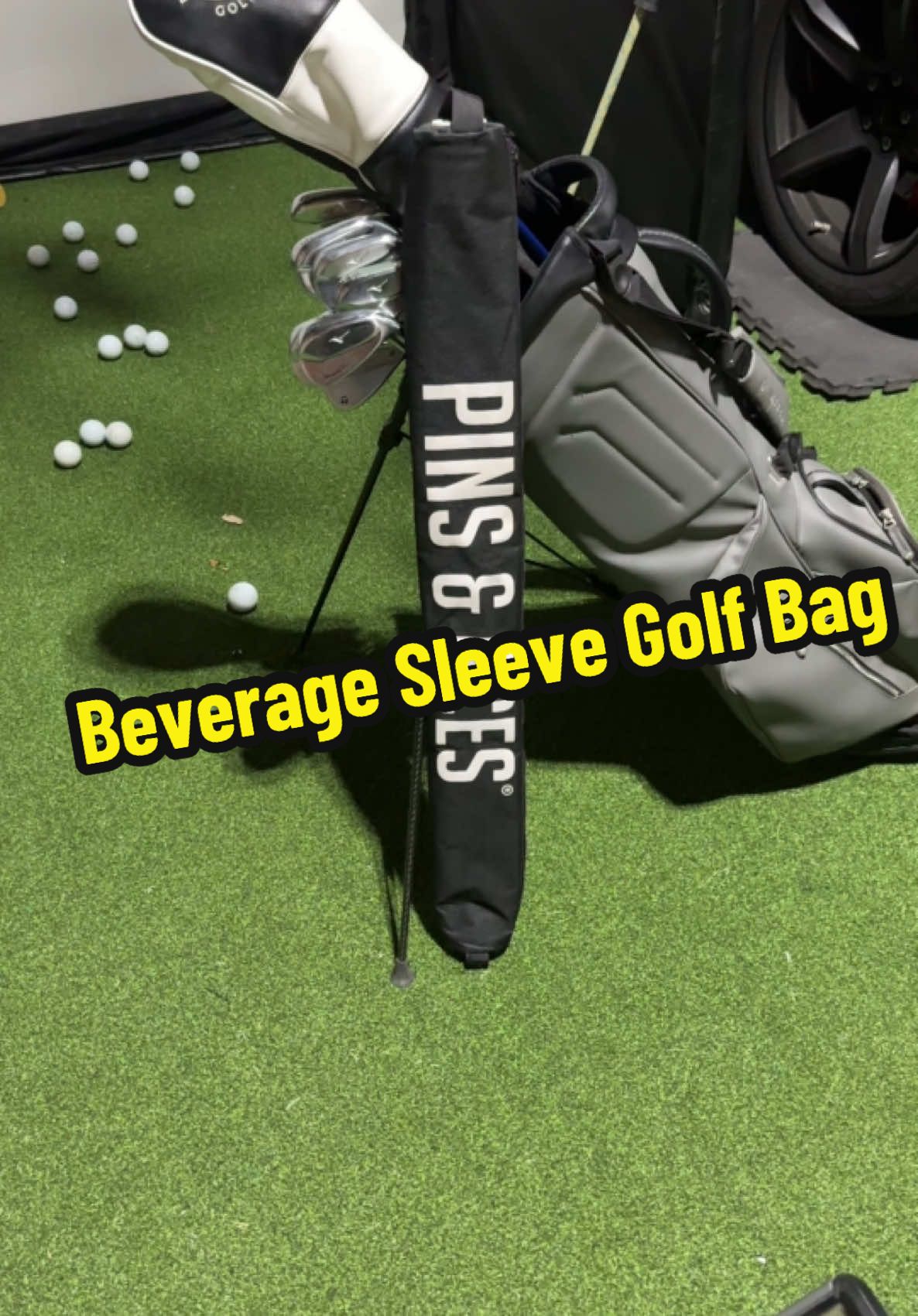 Unreal golf gift here! Can fit up to 6 drinks in this beverage sleeve and it goes right in your golf bag! #golfmusthaves #golftips #beersleeve #beers #cokezero #spritezero #drinksoftiktok #golfcooler #cooler #golfersoftiktok #golflesson 