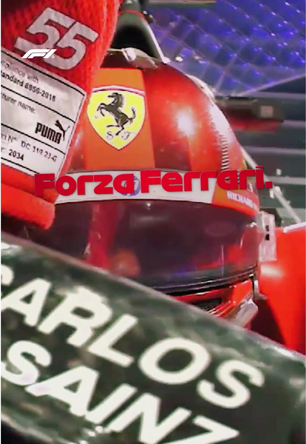 no need to ask carlos to sing one last time in ferrari red 🌶️ #f1 #formula1 #abudhabigp #carlossainz #ferrari #smoothoperator @ferrari @carlossainz55 