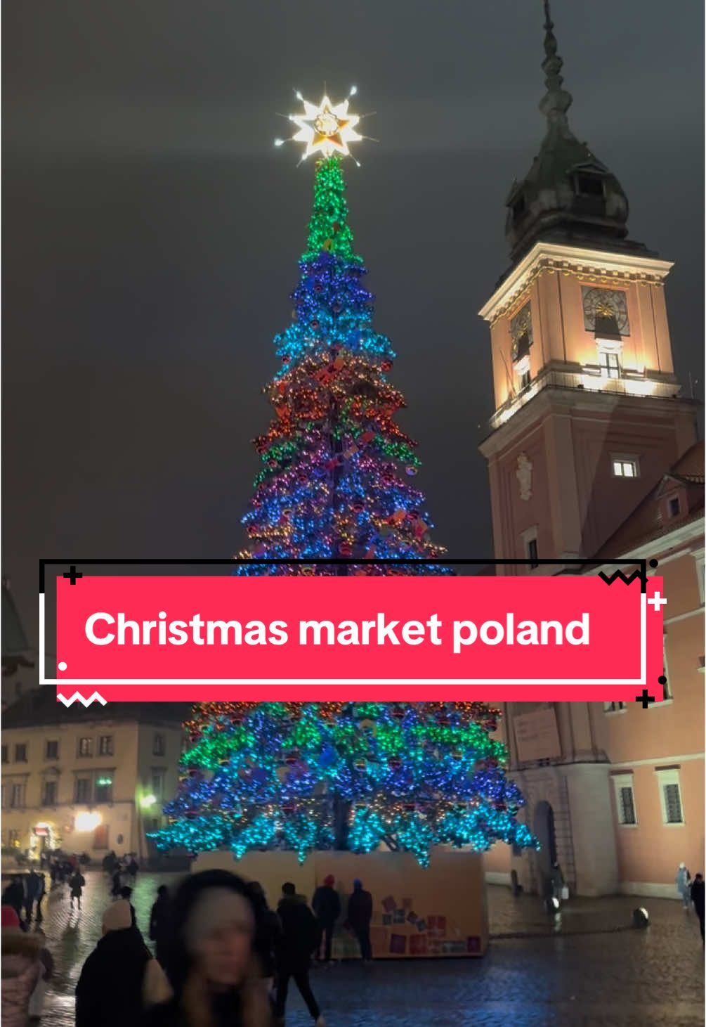 Christmas in Warszawa 🇵🇱🎄🎅 ✨ #christmas  #christmasmarket  #christmas2024  #christmas2024🎅🎄  #warszawa  #warszawa_poland  #varsovie #polandtiktok  #marchedenoel  #pierogi  #xmastree 