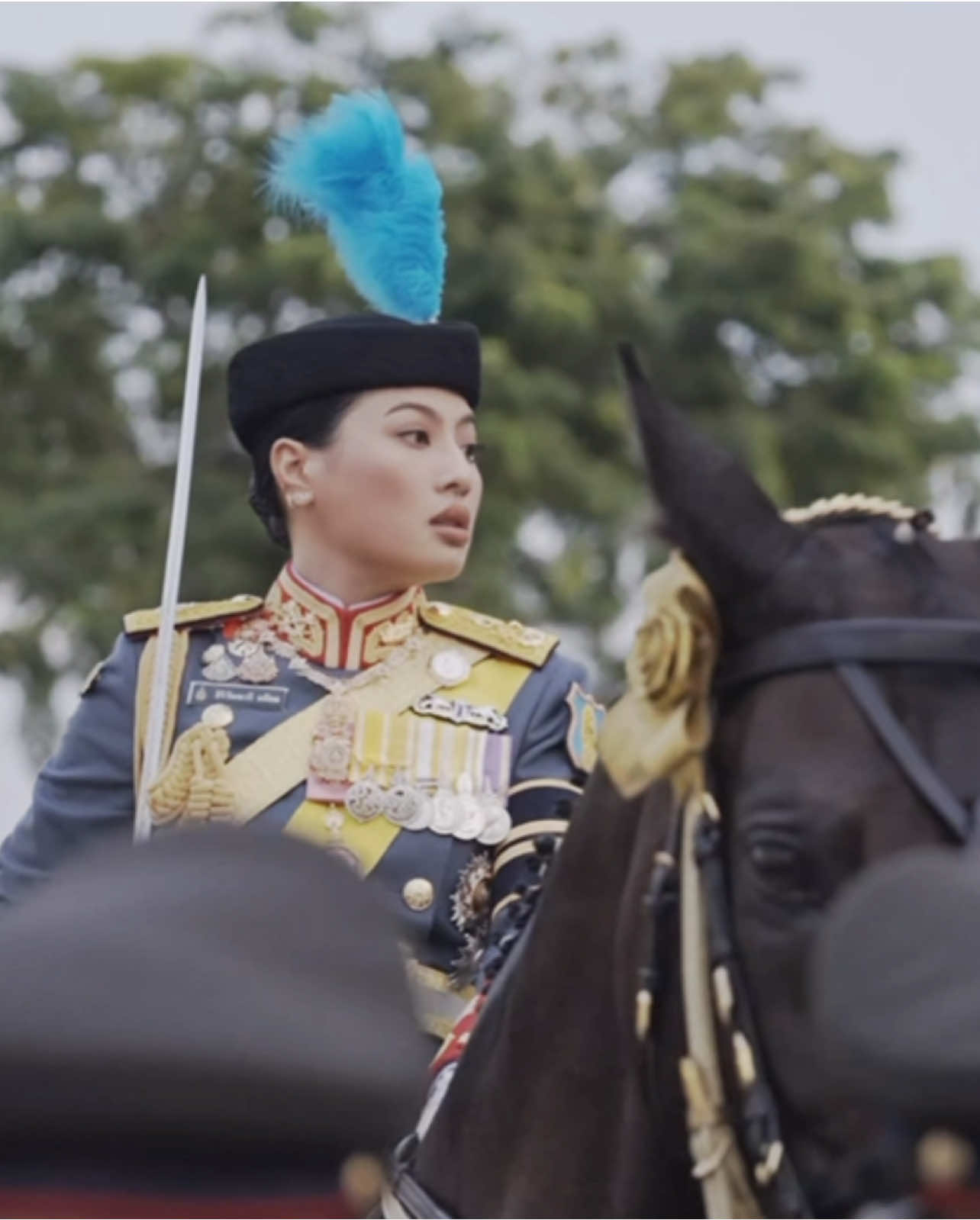 การบ้านก็ต้องส่ง Footage ก็สวย☺️ #สวนสนามครั้งแรกในรัชกาลที่10  #พระองค์หญิง #เจ้าฟ้าสิริวัณณวรี 