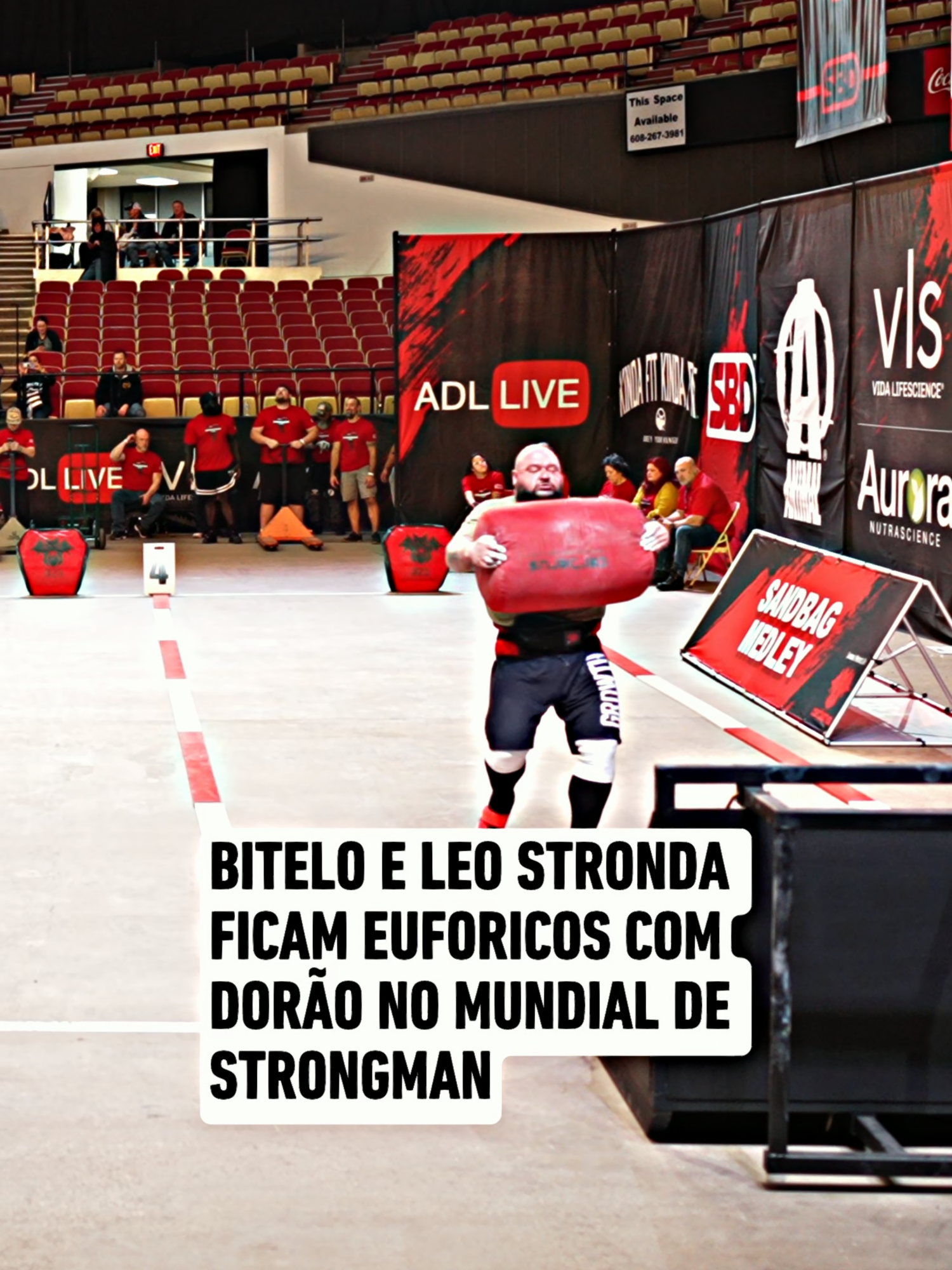 Bitelo e Leo stronda no mundial de Strongman #bitelo #leostronda