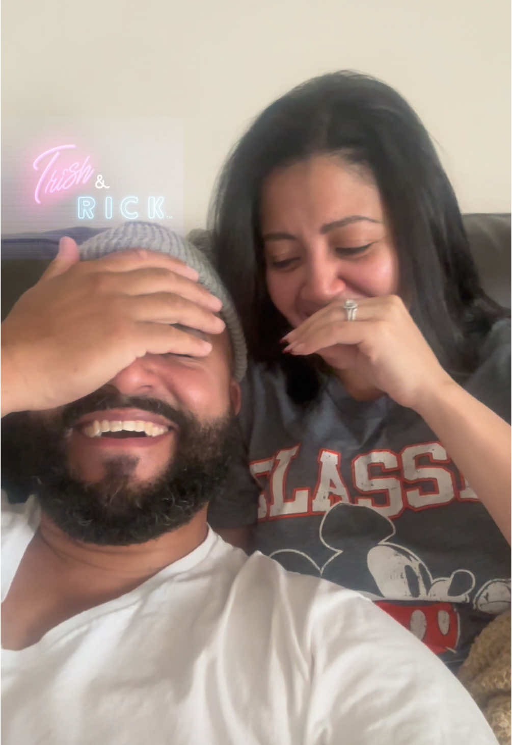What a disappointment🤣 #trishandrick #jokeswithtrishandrick #ihaveajoke #keepsmiling #fun #laugh #marriedlife #husbandwife #couplegoals 