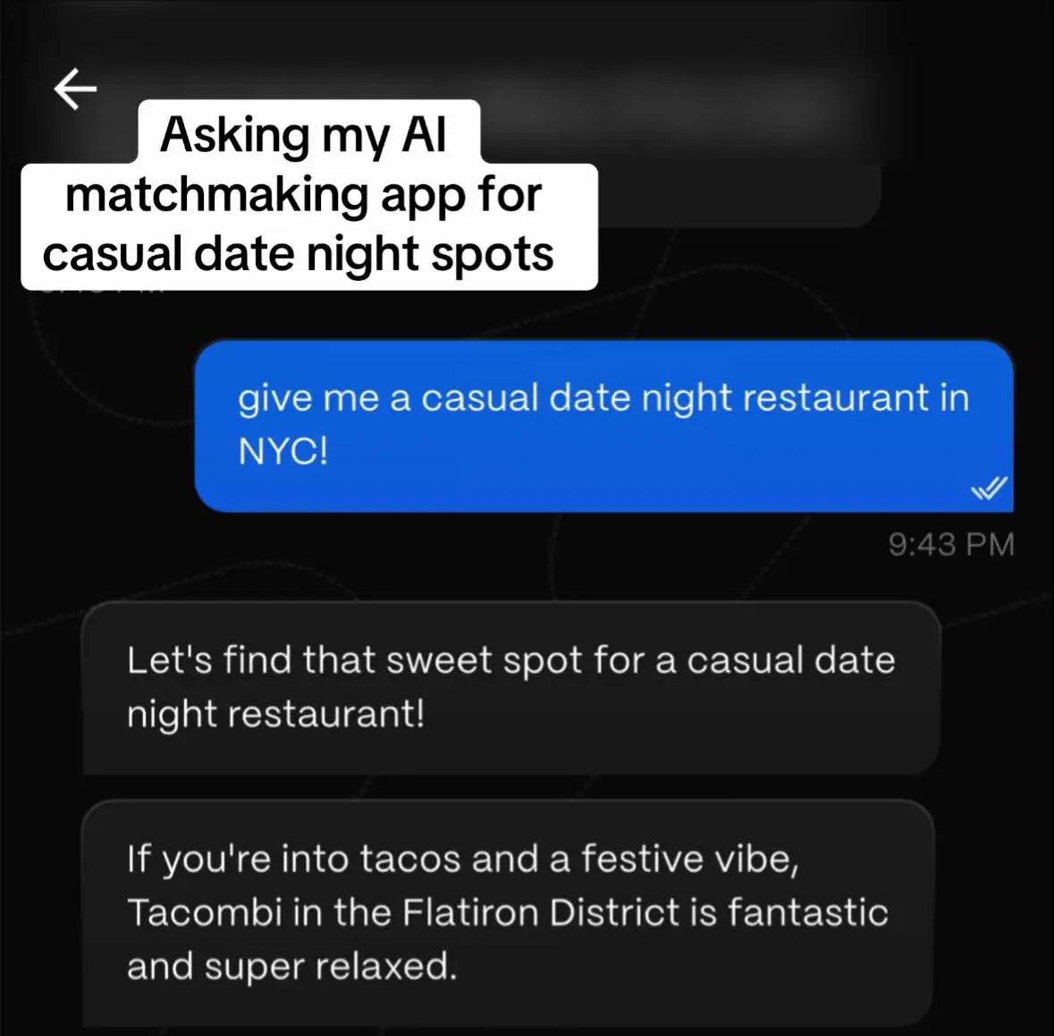 Is it casual now… #nyc #dating #datenight #nycrestaurants 