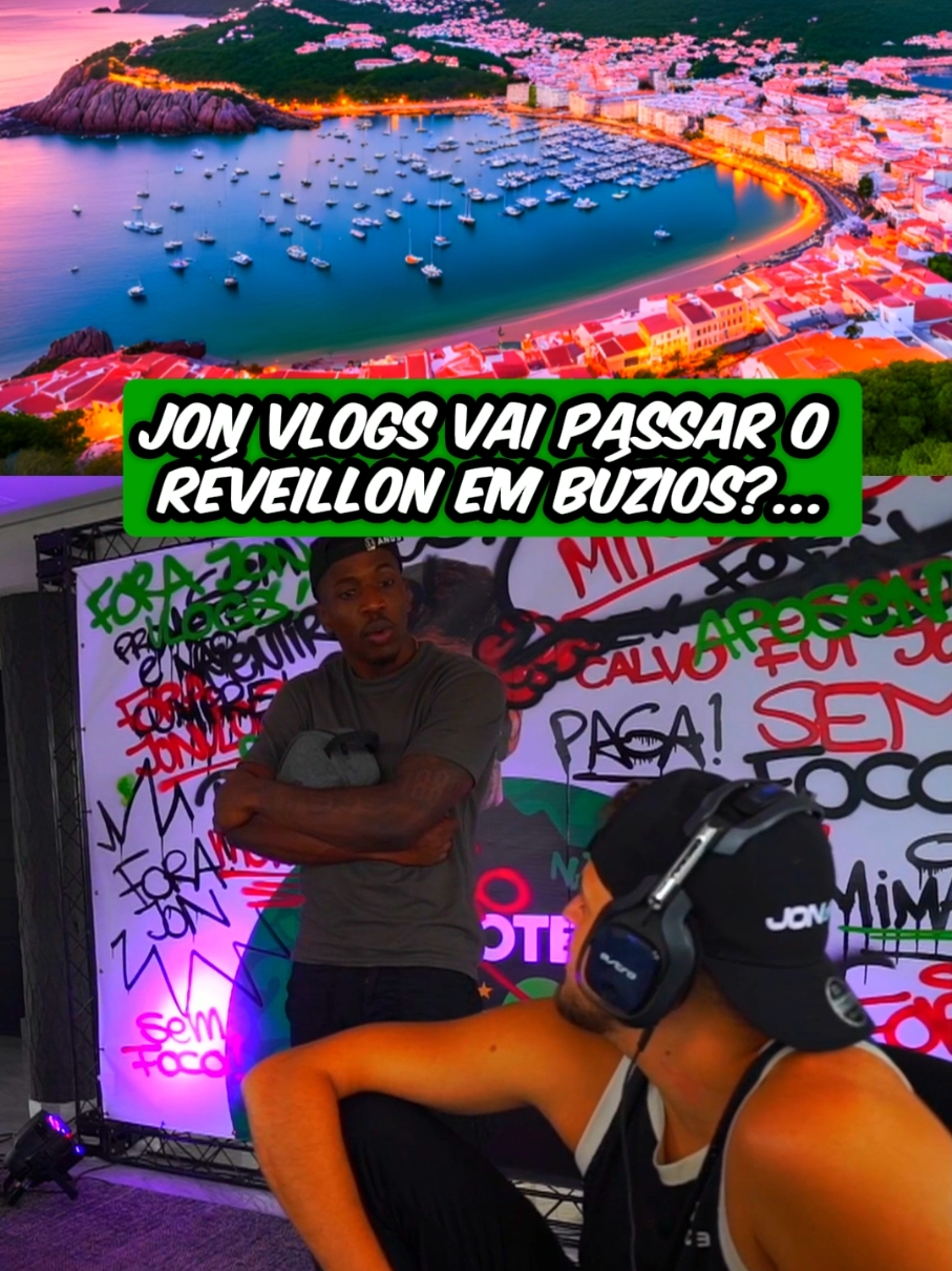 Jon Vlogs vai passar o réveillon em Búzios? 🛥️🎇🎆 #jonvlogs #bdj #reveillon #buzios #resenha 