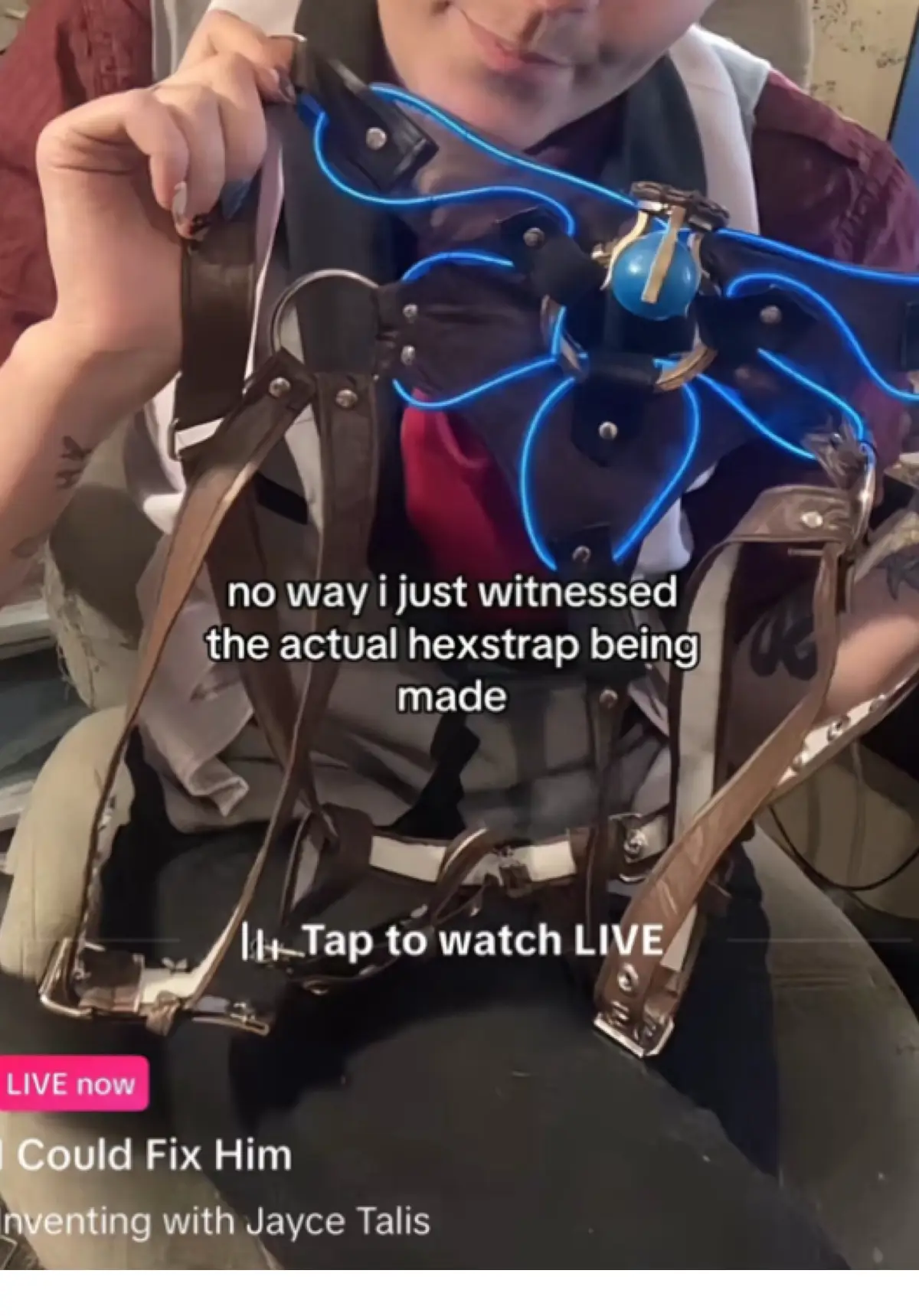 GUYS I THOUGHT THE HEXSTRAP THING WAS JUST A JOKE WHAT THE FLIP 😭💀 . #viktorarcane#viktor#arcane#arcaneleagueoflegends#leagueoflegends#leaguetiktok#arcanenetflix#arcanecosplay#viktorcosplay#jaycetallis#jaycearcane#hexstrap#arcaneedit#cospay#fyp#foryoupage#unreal#jayvikedit#arcanes2#arcaneseason2#justachillguy#chillguy 