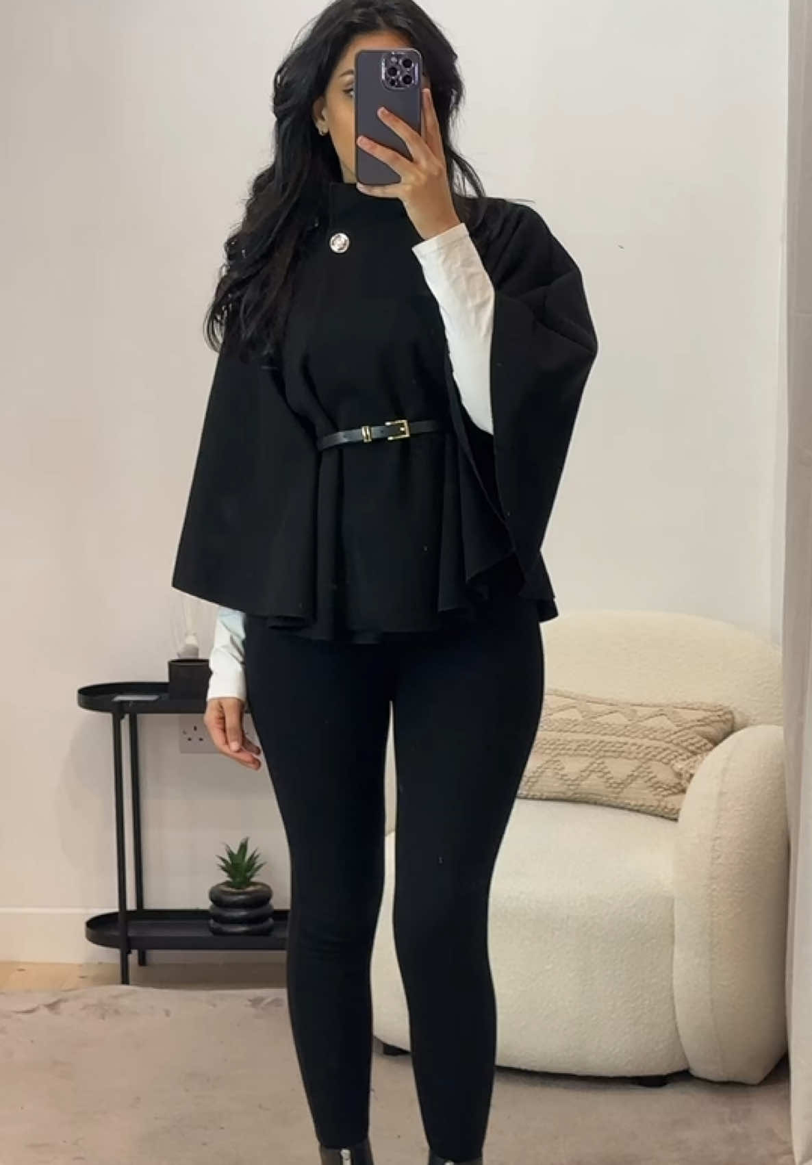 Make a bold statement in our black cape jacket with a belt—sleek, sophisticated, and tailored to perfection. Your go-to piece for effortless elegance! 🖤✨  . . : . . . #black #capejacket #paris #2025 #EM #emlavish #casualoutfits #elegant #dressup #styleinspo #styletips #OOTD #outfitinspo #outfits #fashiontiktok #winterfashion #shopping #newtrend #newarrivals #christmas #fashion #newyear 