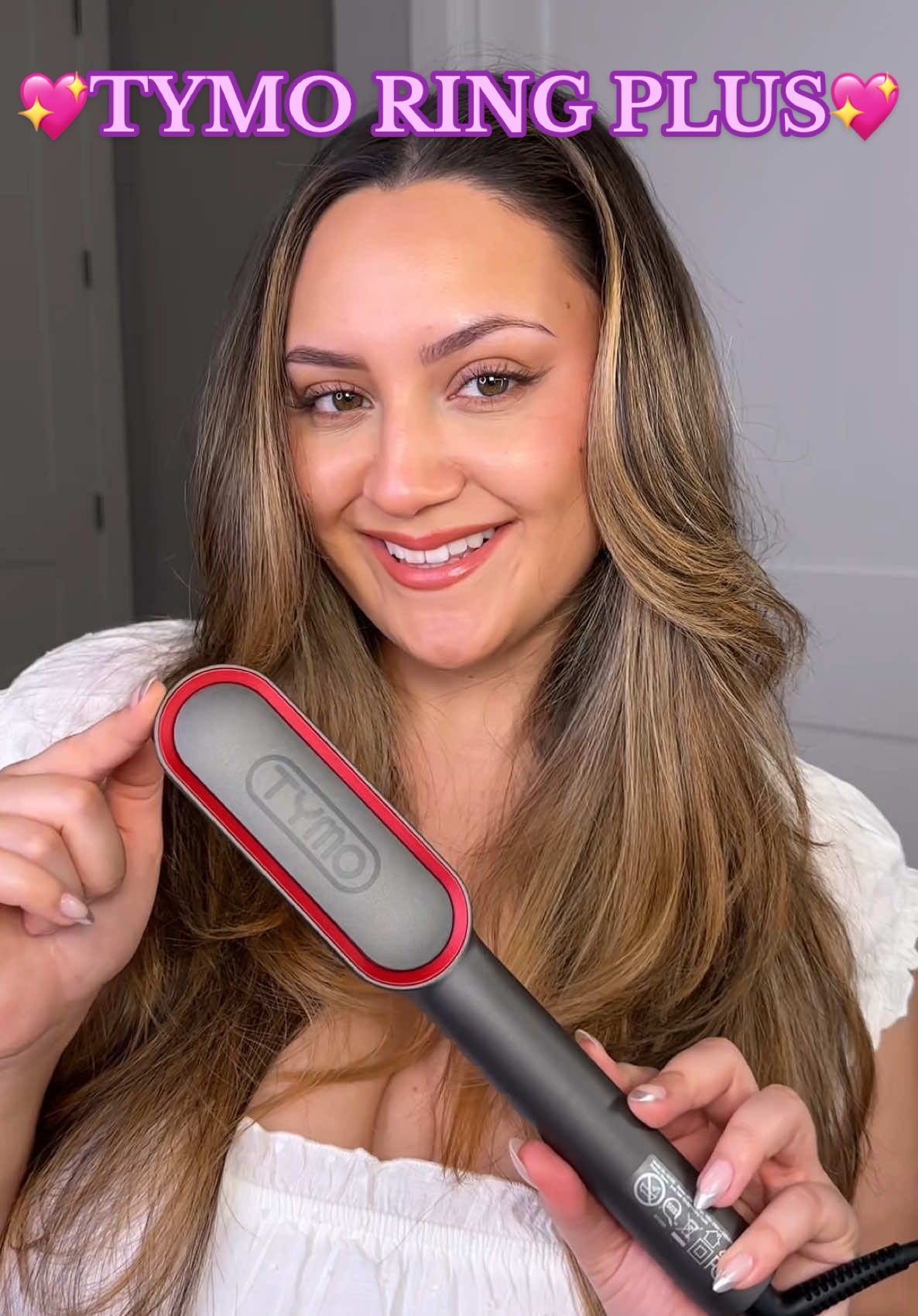 From bleh to silky smooth hair✨ Using @TYMO BEAUTY US Ring Plus 💖🤭🎀 #TYMORingPlus #TYMORingPlusTutorial #TYMORingPlusHowToUse #TYMO #TYMOBeauty #HairTools #HairStraighteningBrush #SilkyHairTutorial 