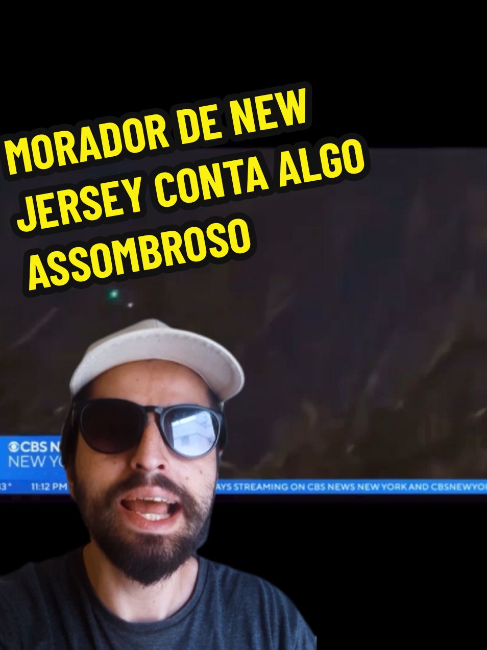 Olha o que esse morador de New Jersey fala sobre os avistamentos de OVNIs que vêm assustando os americanos. #alien #misterio #ufo 