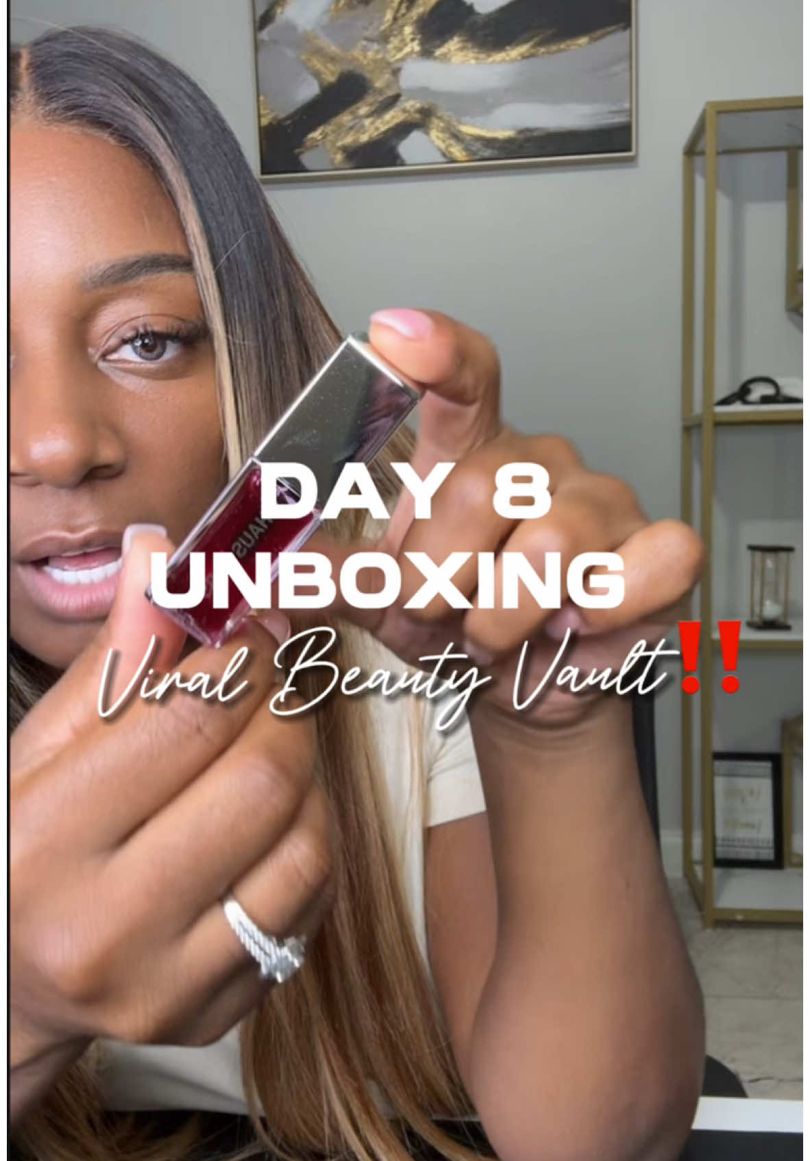 Day 8 of our viral beauty vault unboxing and today we have a lip oil from @Haus Labs by Lady Gaga  Love love love this 👄🥰   #lipoil  #beautyessentials #hauslabs #lipoilreview  #TikTokSkincare #ttsbeautybesties #ttsdelight #ttsdelightnow #Ttsbeautykit #ttsbeautybesties #ttstakeover #tiktokshopholidayhaul #mademyyear #toptierdecember #tiktokshopcreatorpicks