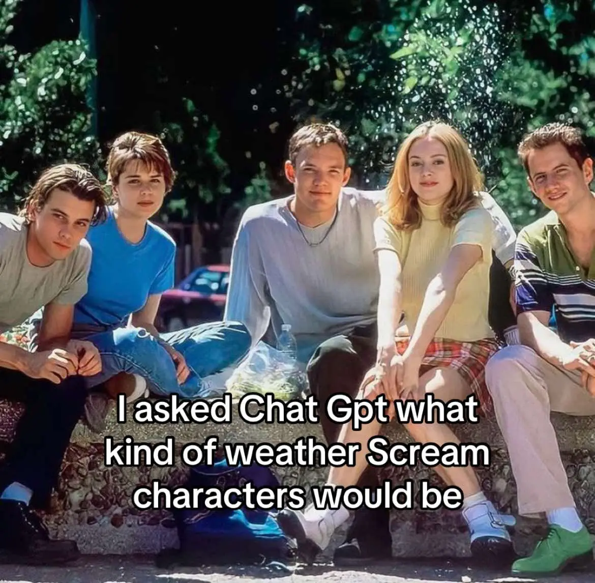 It’s so accurate😭 #scream #scream1996 #scream2 #scream3 #scream4 #scream5 #scream6 #ghostface #sidneyprescott #tatumriley #billyloomis #stumacher #randymeeks #galeweathers #deweyriley #nevecampbell #rosemcgowan #skeetulrich #matthewlillard #jamiekennedy #courteneycox #davidarquette #horrormovie #fyp 