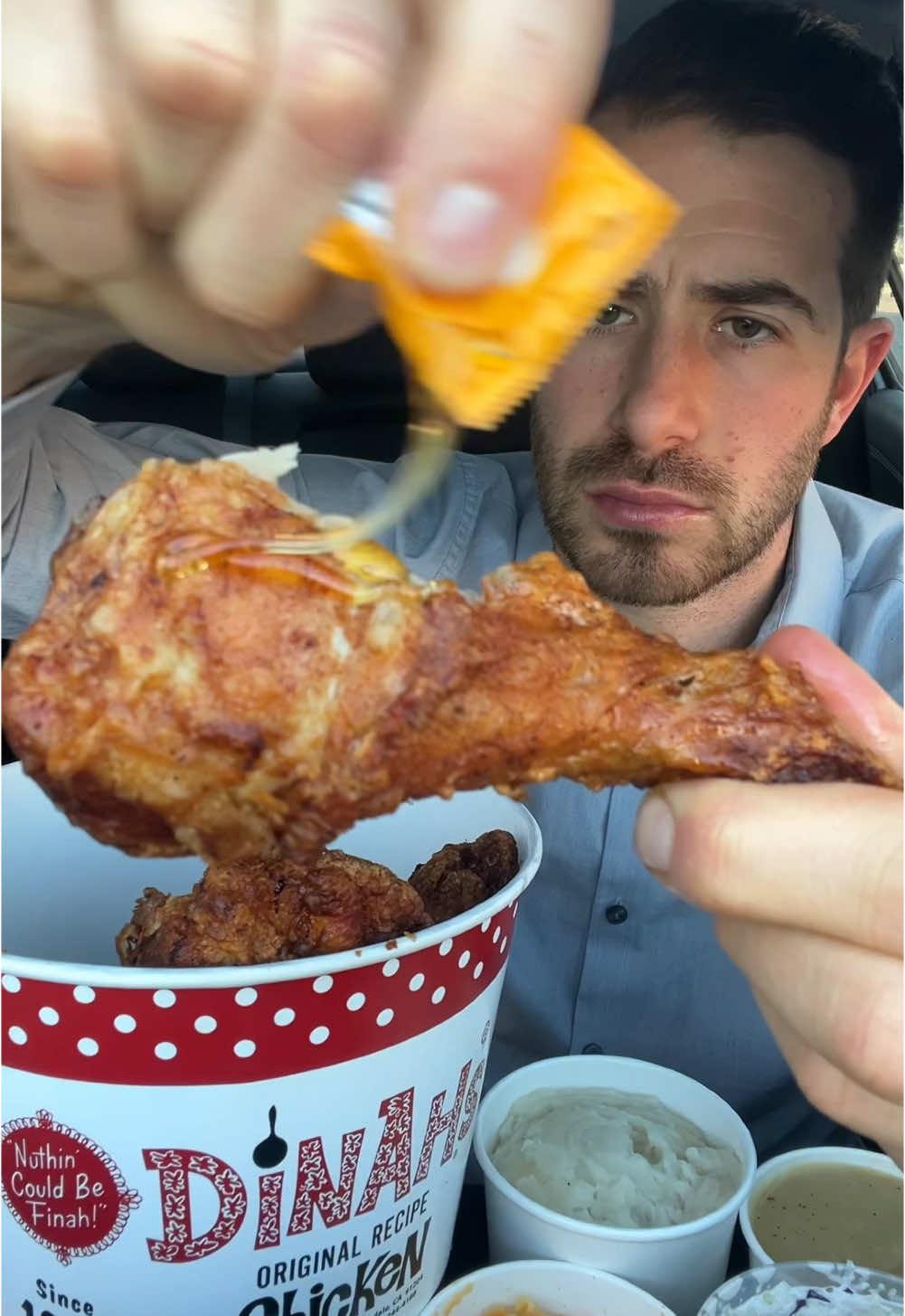 Best Southern Fried Chicken in LA? #foodtiktok #eat #taste #foryou #asmrmukbang 