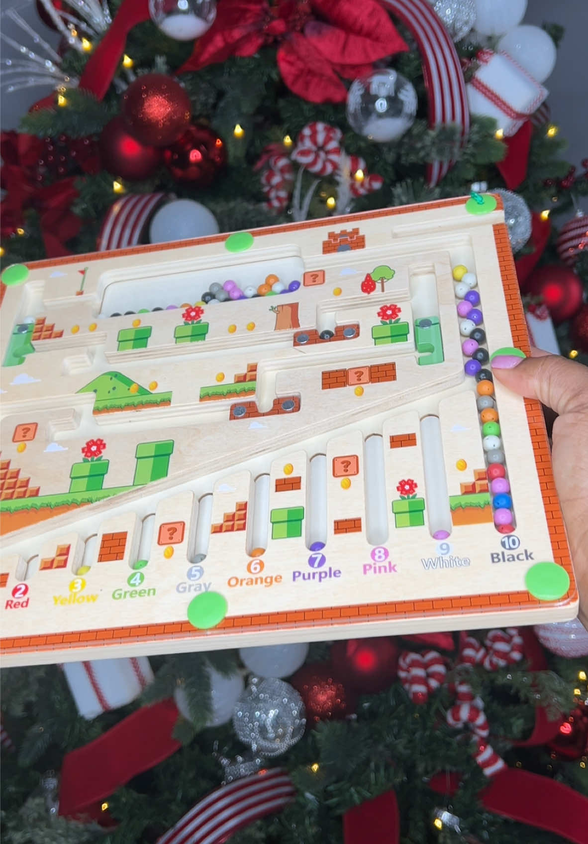 This colors magnetic maze is such a fun educational gift to give any toddler. And it will keep them engaged for a long time!  Order now to recieve it just in time for Christmas 📦🎄 #ToddlerChristmasGift #EducationalToys #MagneticMaze #ScreenFreeFun #ToddlerLearning #GiftsUnder20  #ChristmasGiftIdeas #ToddlerActivities #LearningThroughPlay #MontessoriInspired #StockingStuffers #HolidayGiftGuide #ttstakeover #tiktokshopholidayhaul #mademyyear #toptierdecember #tiktokshopcreatorpicks#LaPuraCrema 