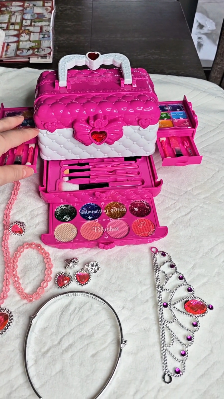 Juguetes para niñas, estuche de maquillaje para niñas, princess makeup toys #LaPuraCrema #toysforgirls #makeupforgirls #toys #toysforkids #juguetes #juguetesparaniños #winter 