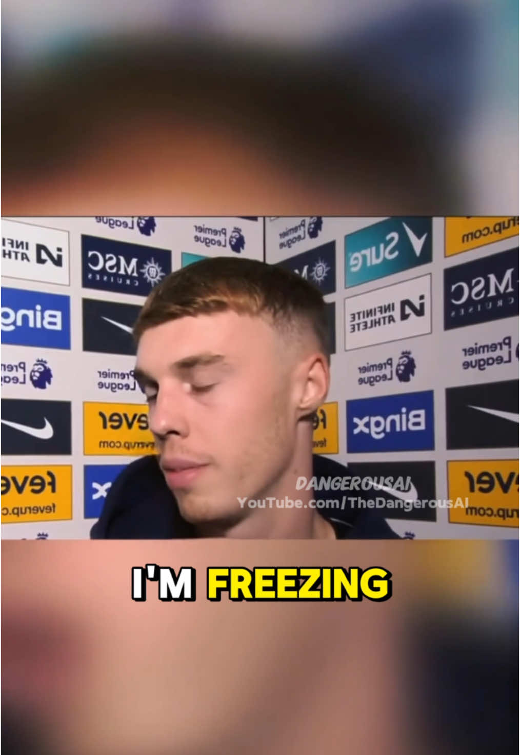 Cole Palmer is TOO COLD after beating Tottenham 4-3 🥶 #chelsea #chelseafc #london #totttenham #tottenhamhotspur #colepalmer #palmer #interview #pepguardiola #mancity #epl #PremierLeague #ai #footballtiktok #shorts 