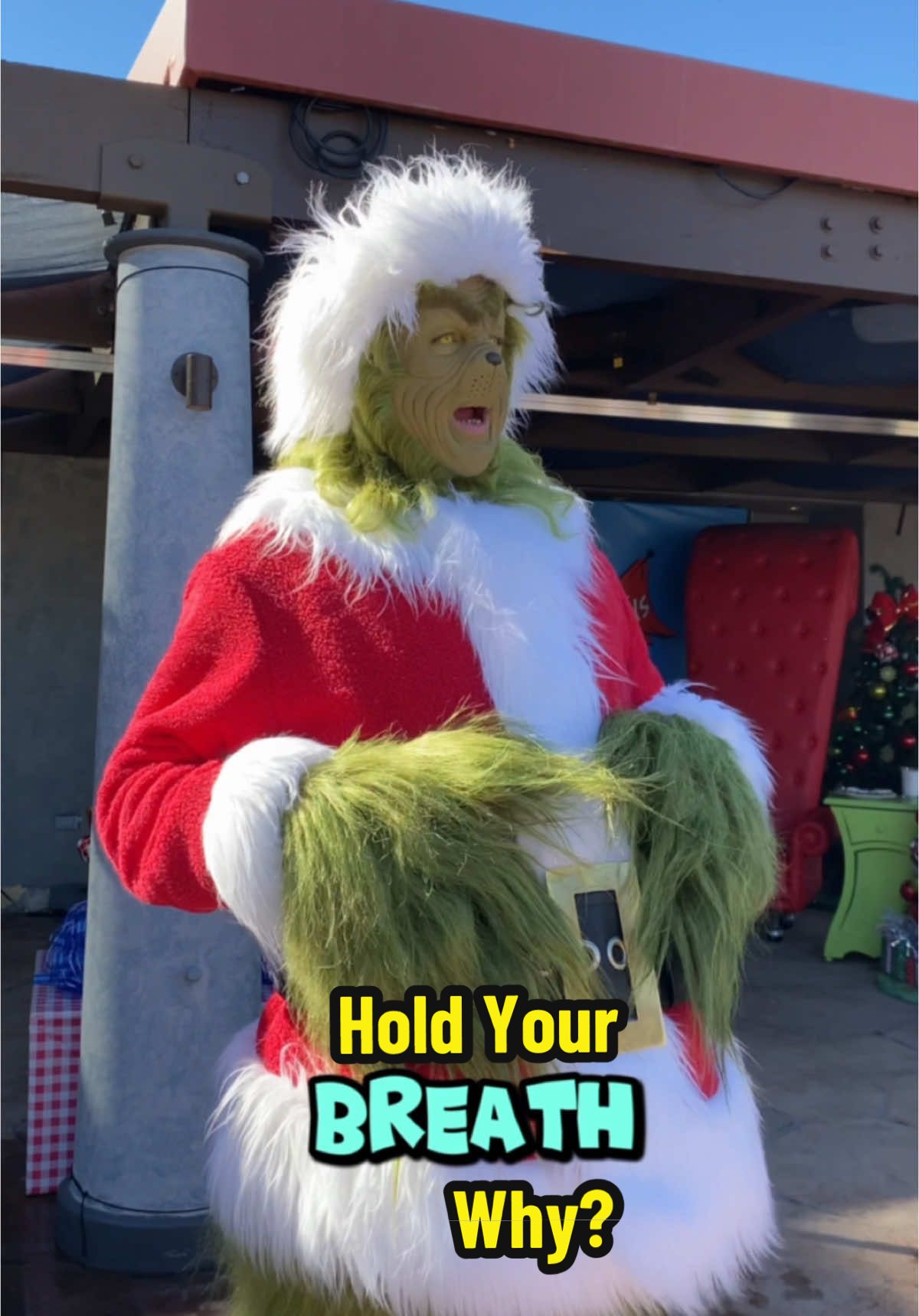Do onions give you gas 👀 #grinch #grinchmas #fart #universalstudioshollywood #fyp