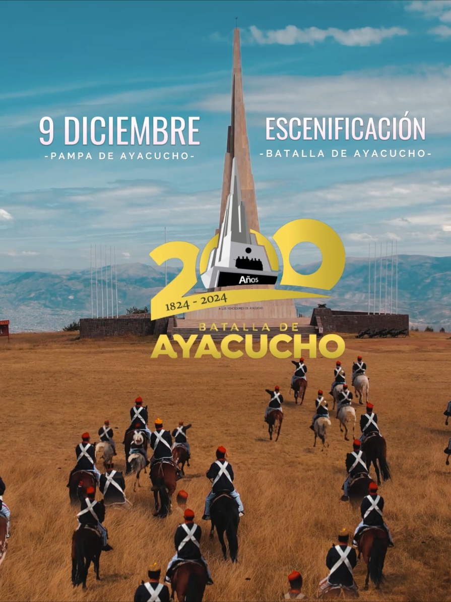 #Bicentenario 2024 #ayacucho  Nos vemos en la Pampa de #ayacucho  #quinua #perú 