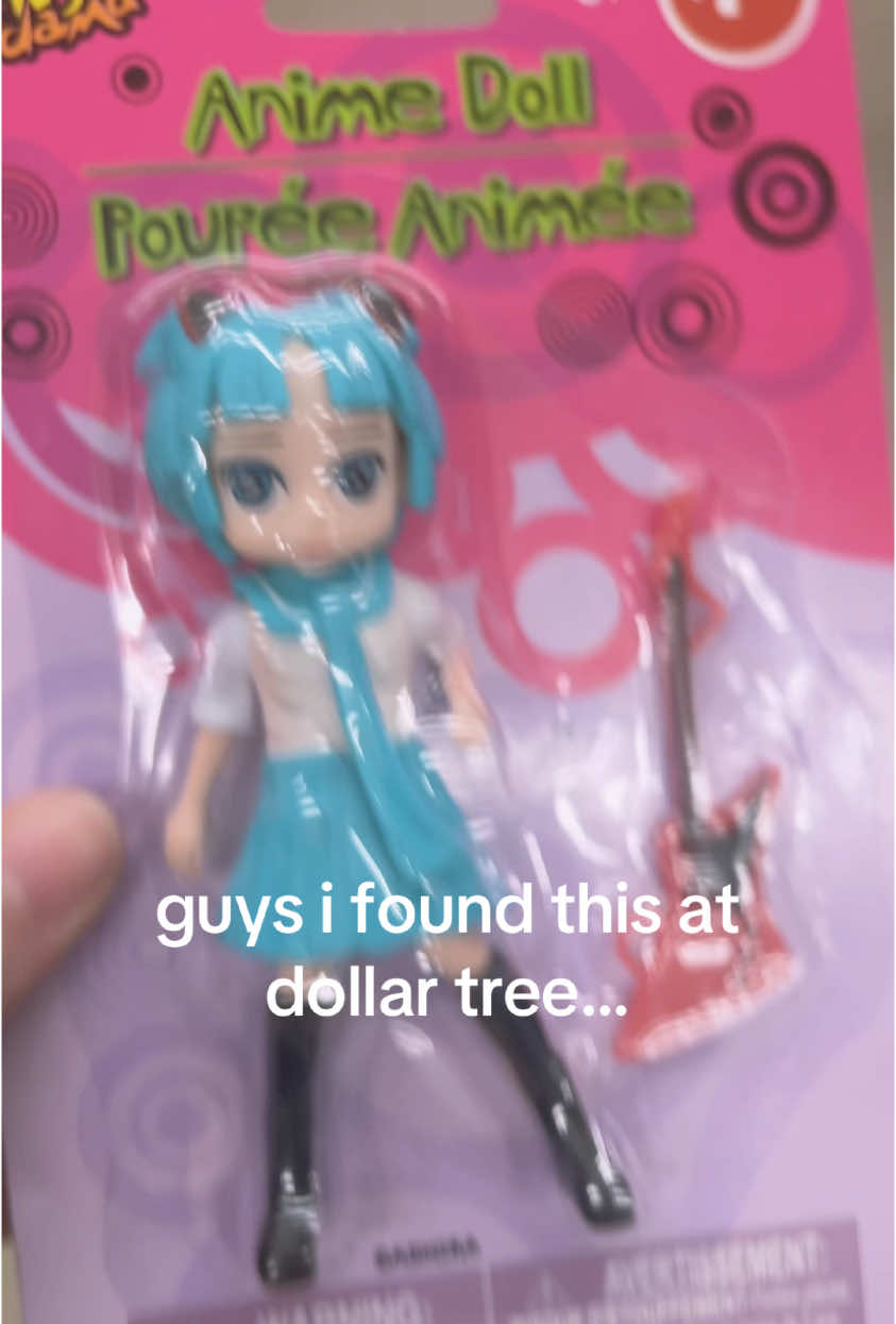 is that hit vocaloid hatsune miku???? 😨😨😨😨😨 #hatsunemiku #vocaloid #dollartree