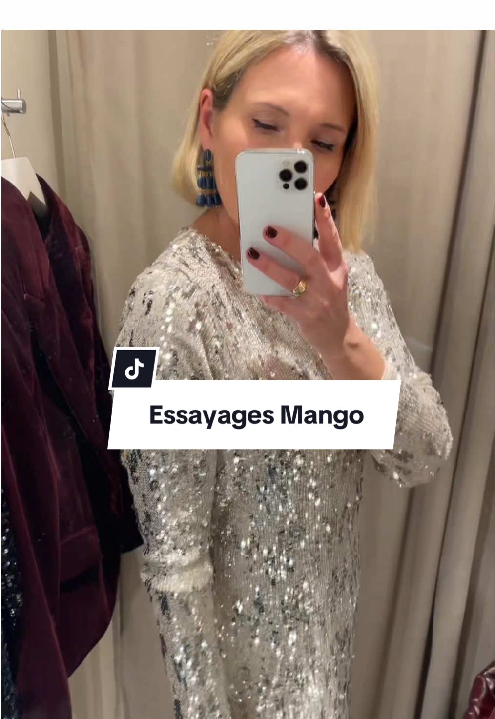 Essayages collection fêtes @Mango #mangooutfits #holidayoutfit #partyoutfit #christmasoutfit #christmaspartyoutfit #fashiontiktok 