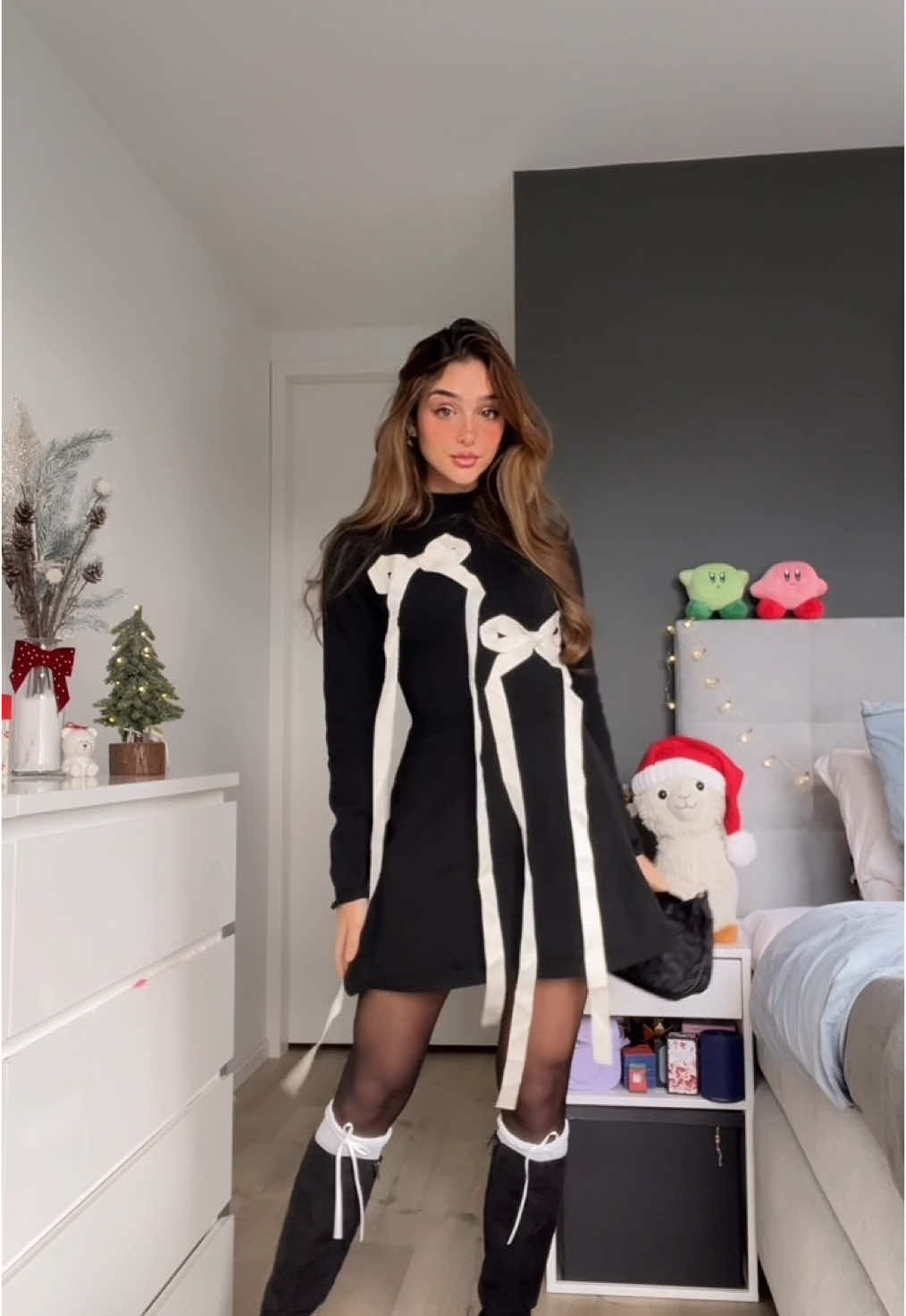 THIS DRESS🥹🎀  🛍️Linked everything on my LTK🤗liketk.it/4ZEWB #ootdfashion #getdressedwithme #dresstryon #outfitcheck #christmasdress #festiveseason 