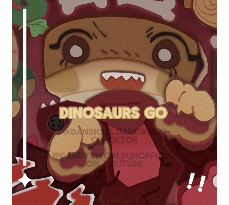 Posted and made by shelly 🐚 :3 #fyp #dandysworld #shelly #shellydandysworld #dinosaur #dinosaursgorawr #roblox #proshippersdni #proshittersdni #game 