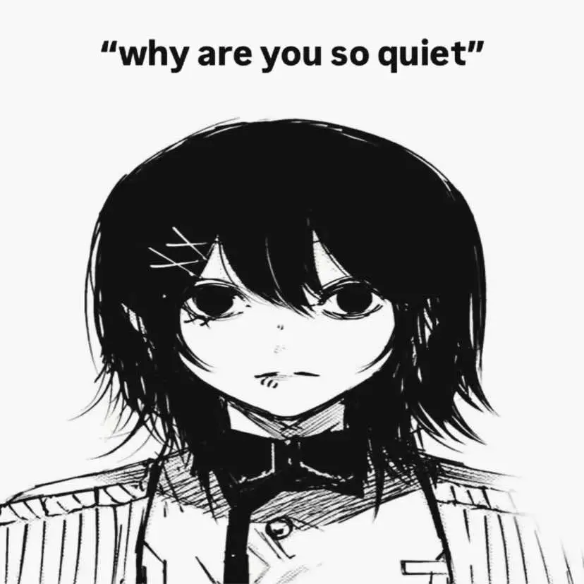 i know that its annoying if i speak quietly buf its not i want to i physically cant speak up like my throat wont allow it💔and on top of that i have a speech impediment talking was not made for me. #tokyoghoul #real #juuzousuzuya #fyp #lmao  