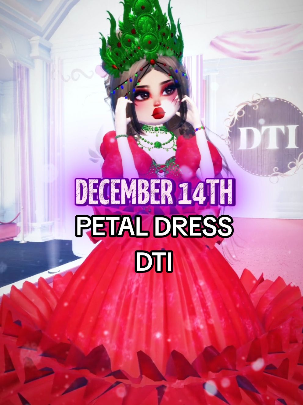 Tell me your timezone if you want to know when to log in to get this dress! #dresstoimpress #DTI #dresstoimpressroblox 