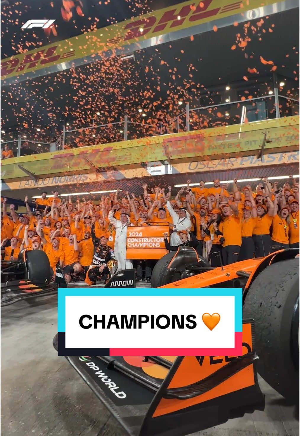 lando, we can be constructors’ champions i said!!! what a year for @McLaren 🧡 @Oscar Piastri @Lando Norris #f1 #formula1 #abudhabigp #mclaren #landonorris #oscarpiastri 