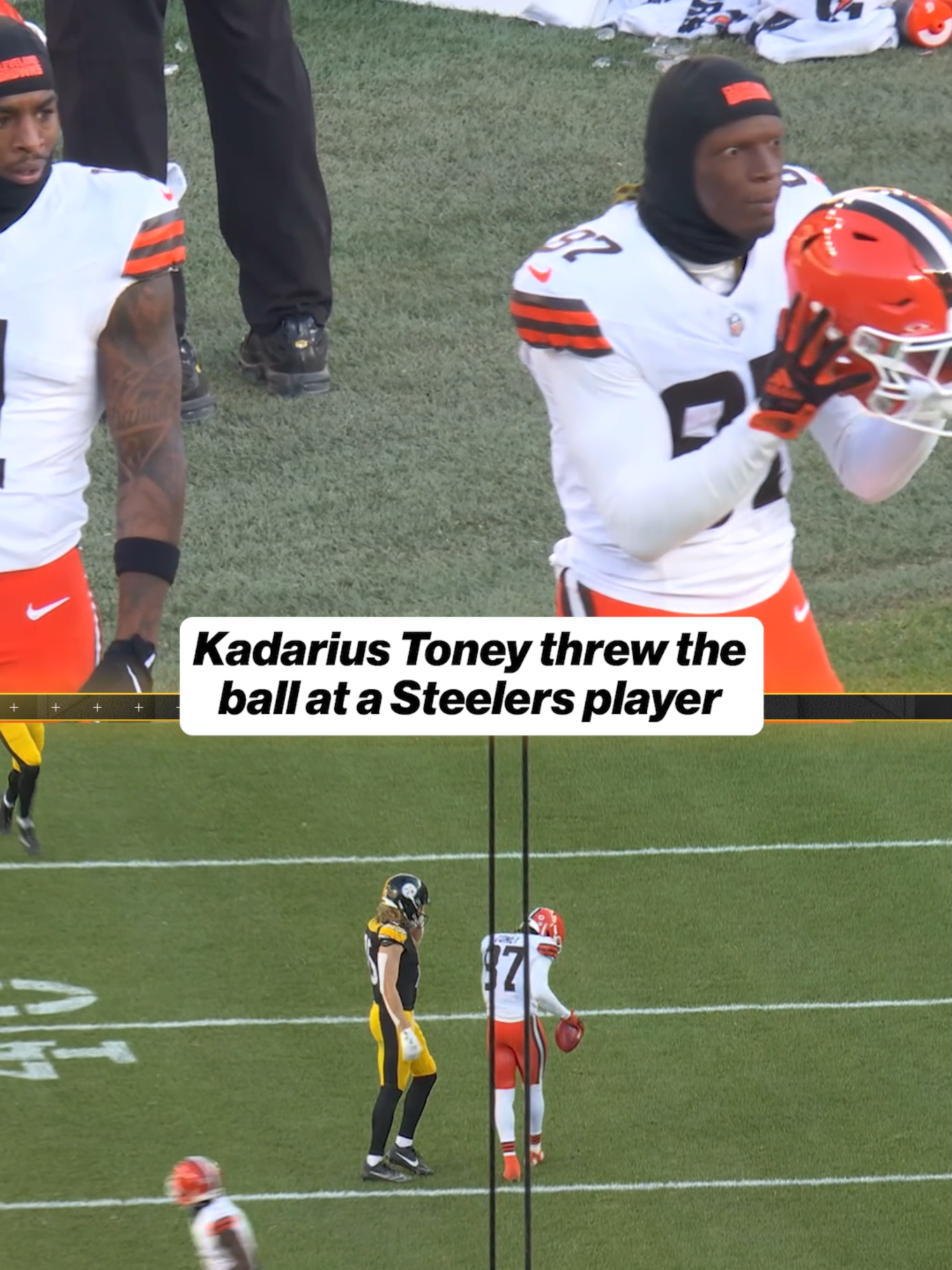 Was this worth 15 yards? #nfl #nfltiktok #clevelandbrowns #pittsburghsteelers