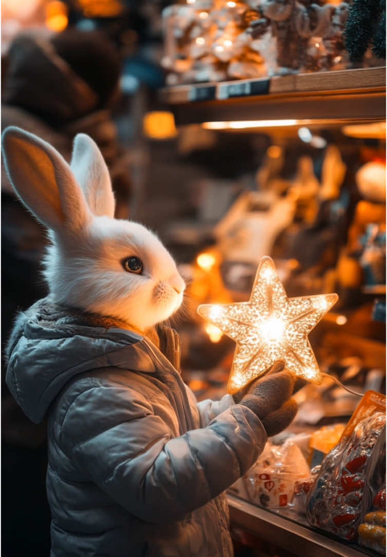 New Year's Eve with a cute rabbit ✨ #ai #midjourney #fyp #aiart #fantasy #aianimals #aigenerated #aianimation #aivideo #fypdong #christmas #christmasmagic #newyear #christmasaesthetic #christmastiktok