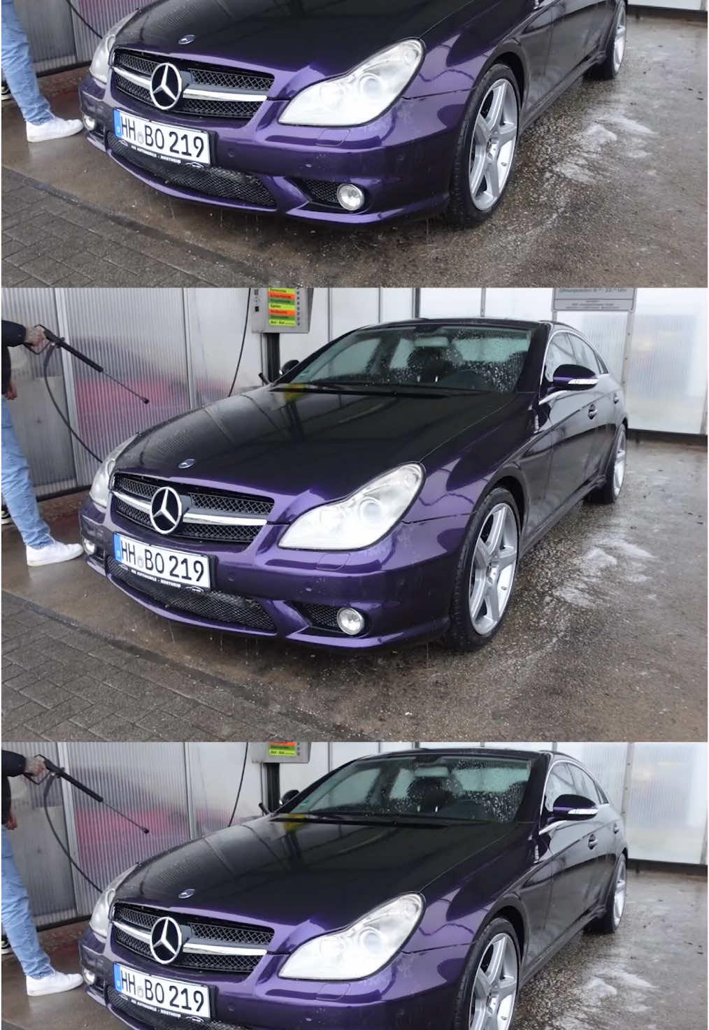 Der CLS 500 ist endlich fertig! 🔥 Was sagt ihr zur Farbe und dem Ergebnis? 💬👇#bobergderechte #car #tuning #umbau #DIY #doityourself #w219 #cls500 #repair 