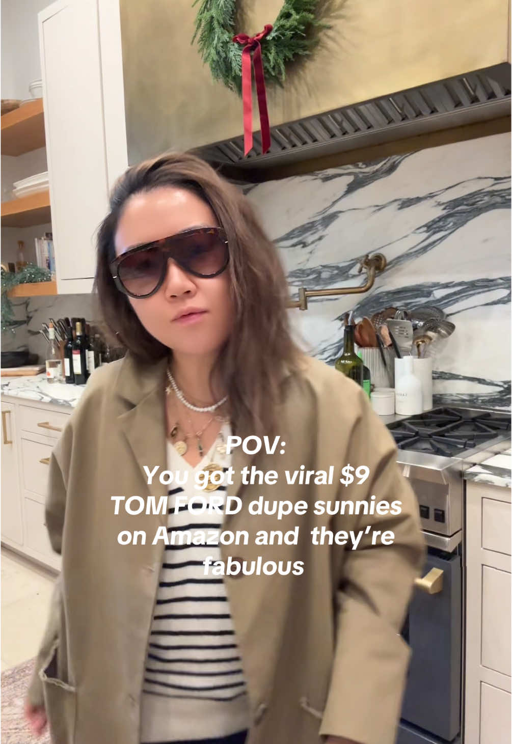 It me and the viral dupe sunnies. In my amazon front babes #OOTD #messy #style 