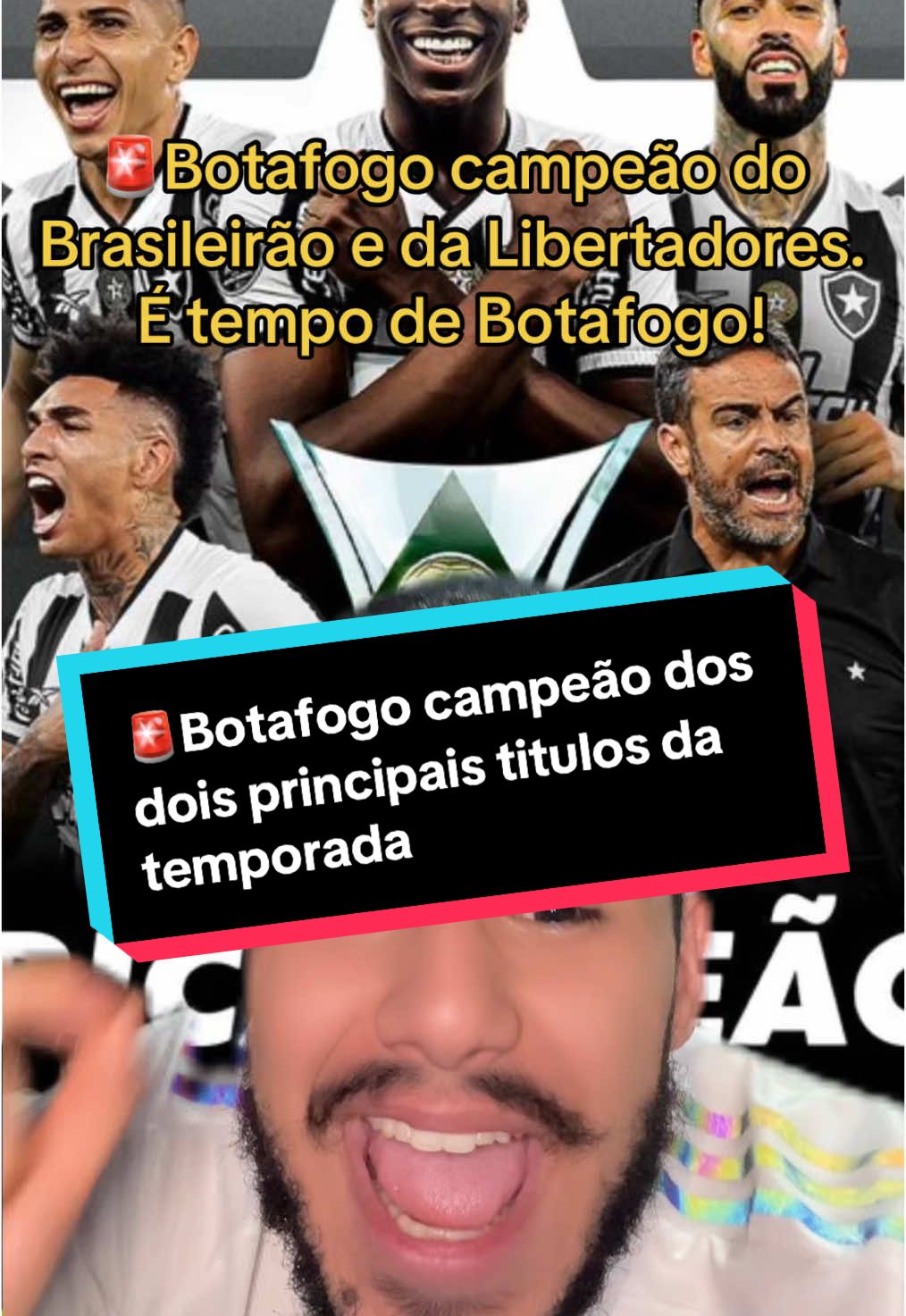 🚨O Botafogo é campeão do Brasileirão #botafogo #brasileirao #libertadores #fogão #campeão #savarino #arthurjorge #luizhenrique #botafogonotiktok #riodejaneiro 