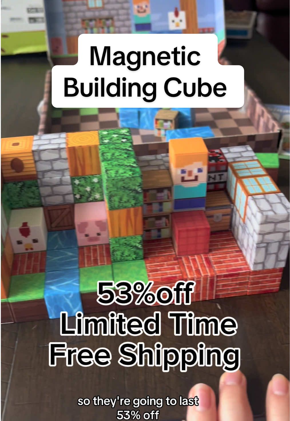 Looking for a gift that kids will love? These magnetic building cubes are a hit!🤩#TikTokShopBlackFriday #TikTokShopCyberMonday#MagneticBlocks #Magnetopia #Minecraft #minecraftbuilding #minecraftmemes#GiftGuide #TTSDelight @Magnetopia 