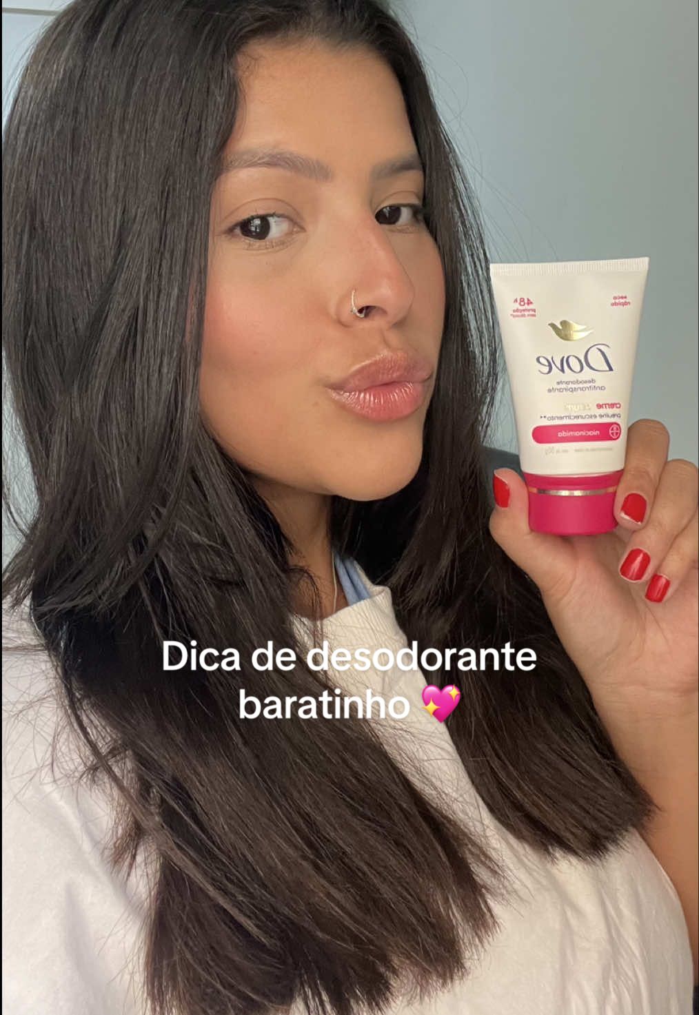 Eu que não ia deixar de experimentar o desodorante mais hypado dessa rede!!! @Dove Brasil #dove #vaidedove #dovedesorante #doveserum #novoaplicador #dovecremeserum