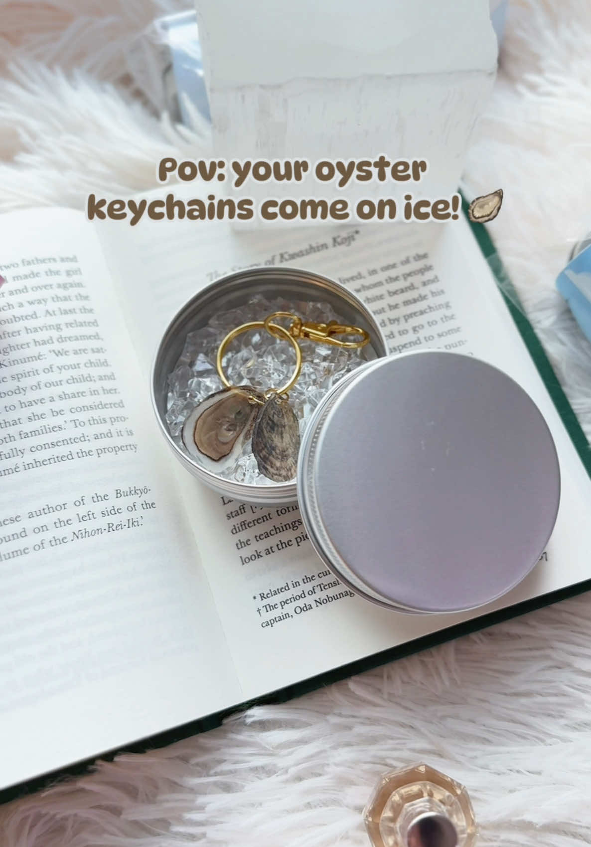 have you gotten our new keychains yet? #oysters #tinnedfish #fishtok #fishearrings #keychains 