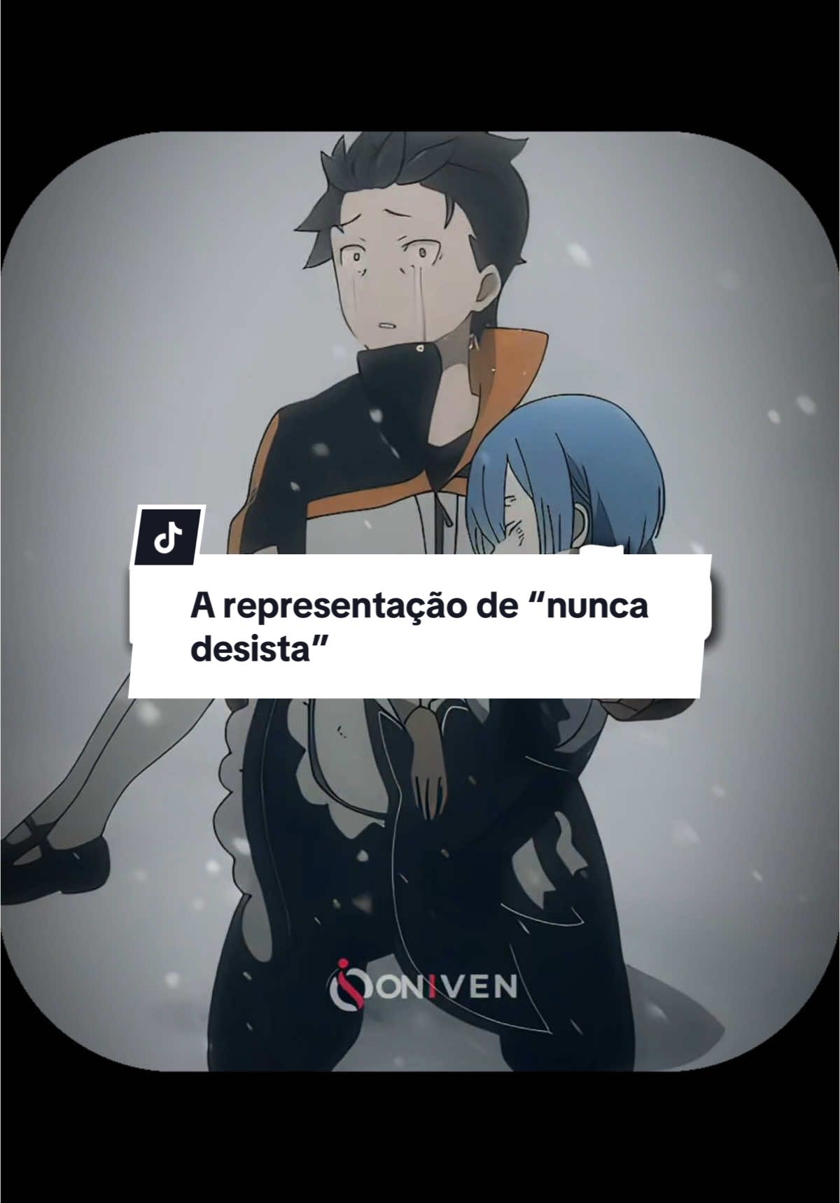 Subaru é a minha representação favorita de “nunca desista”, qual a sua?  #anime #subaru #rezero 