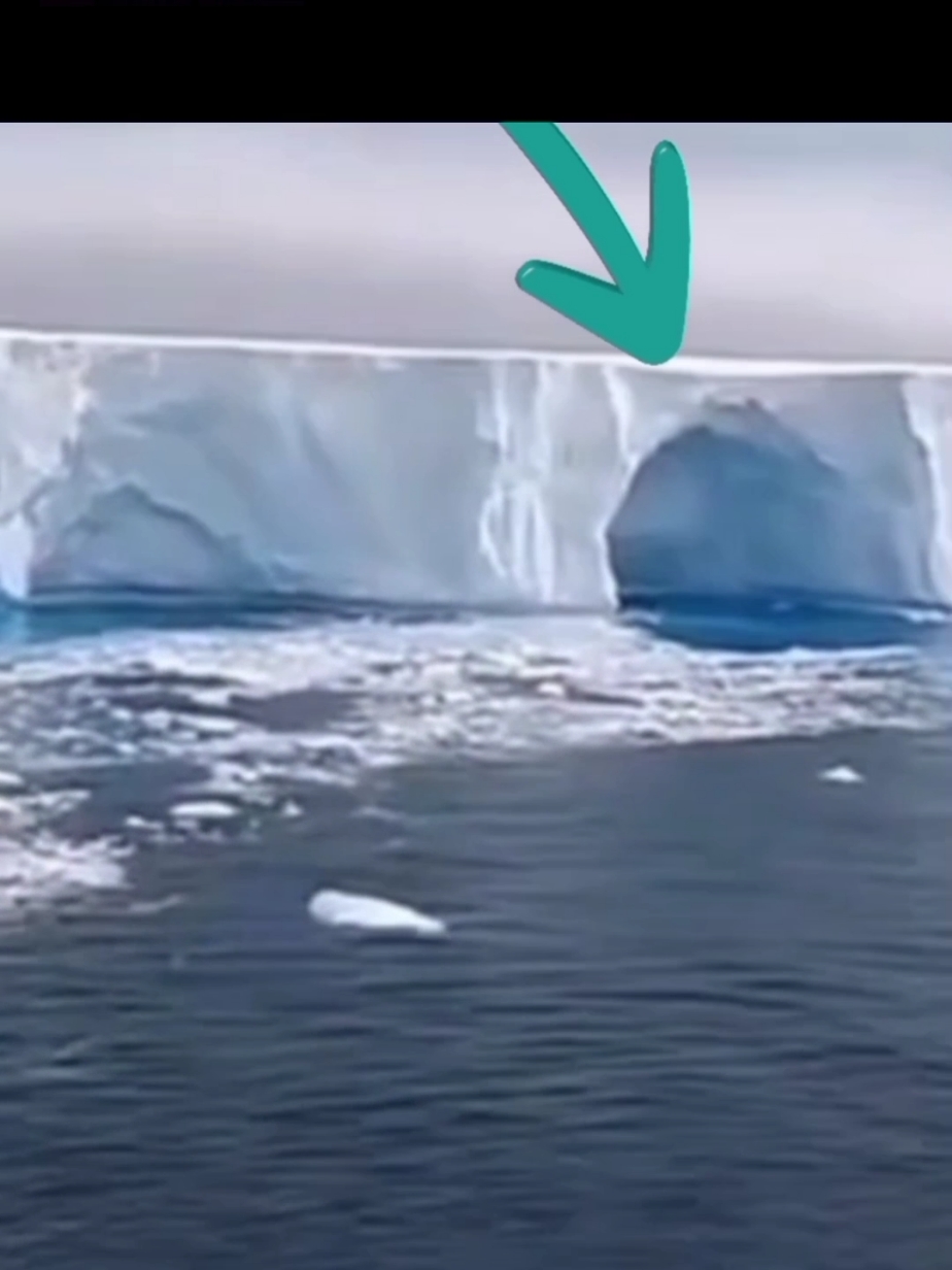 The moment the ice wall in Antarctica was breached through a secret portal See what they find in the end. #unitedstates #usa #antarctica 