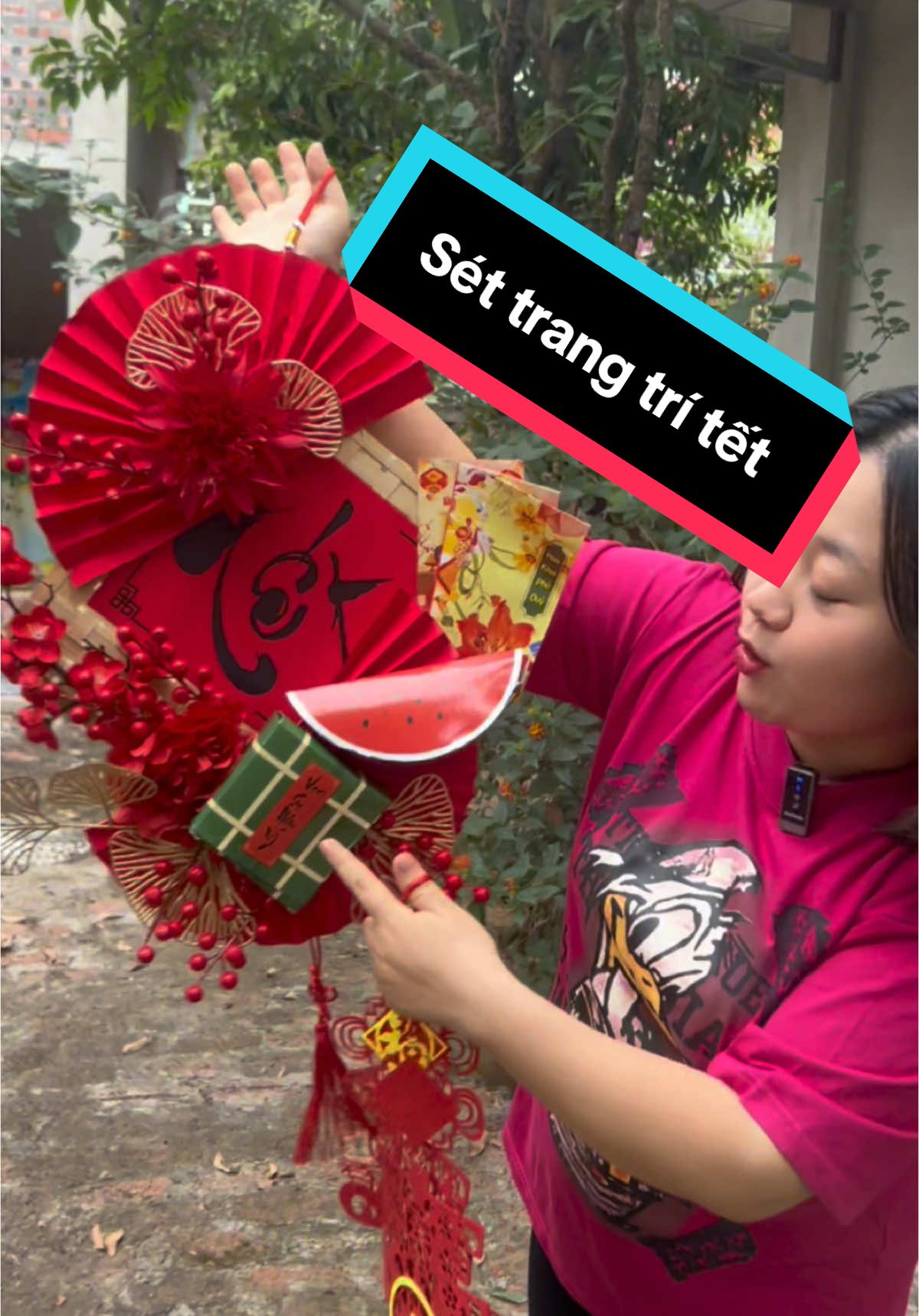 Sét trang trí tết kèm câu đô. #xuhuongtiktok #tientuoitanbg #ấttỵ2025 #trangtritet #tet