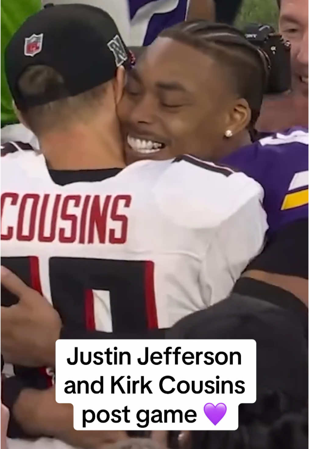 #justinjefferson #kirkcousins #nfl #reunited (via @NFL) 