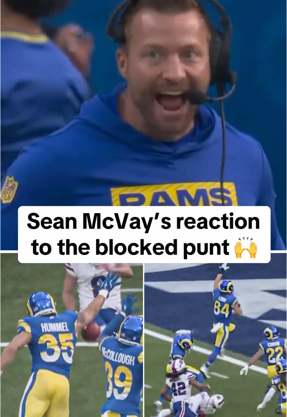 #seanmcvay #nfl #football #losangelesrams #touchdown (📺: FOX)