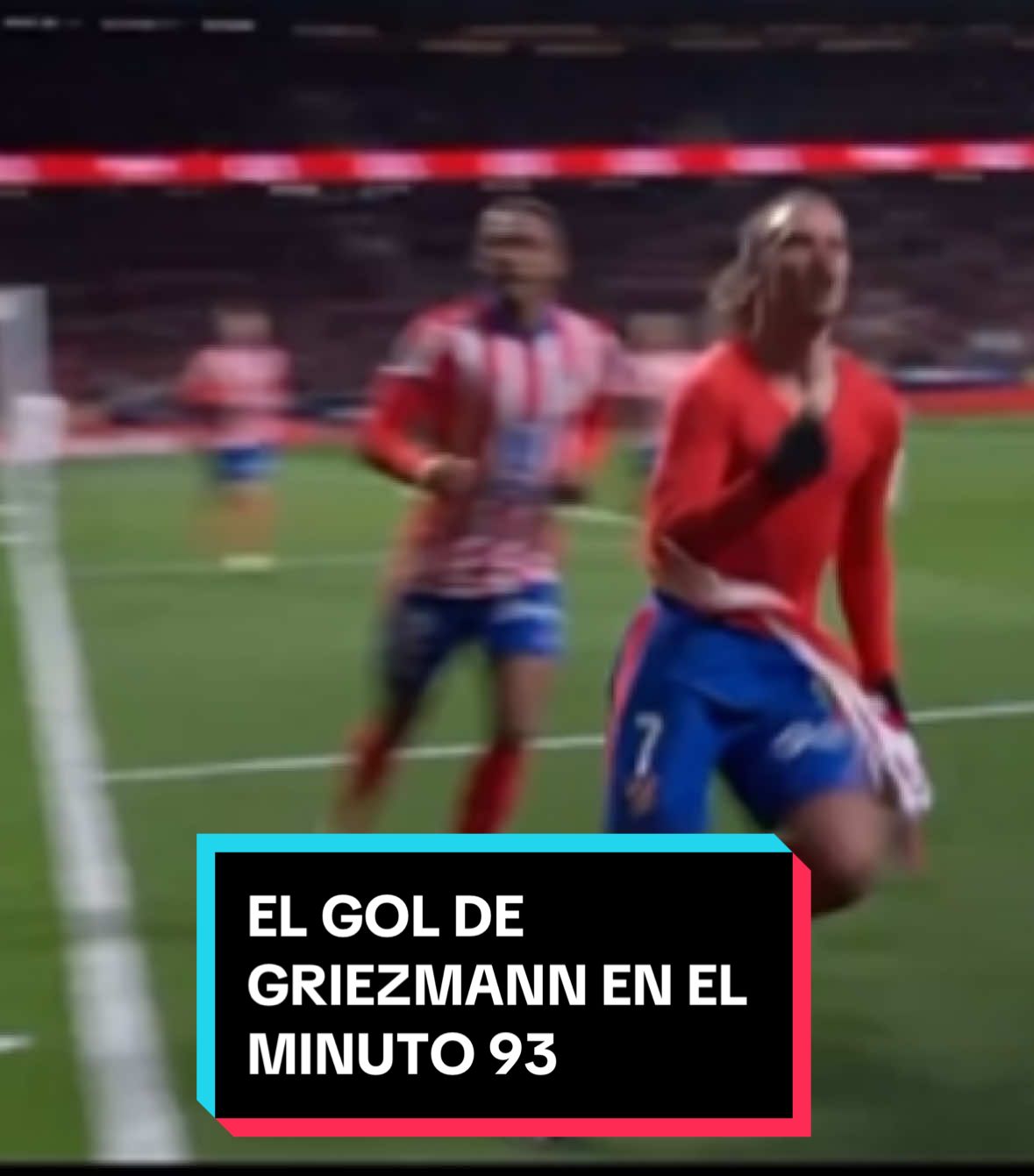 👑🇫🇷 El gol de Antoine Griezmann para darle la victoria al Atletico de Madrid en el minuto 93 vs Sevilla #griezmann #principito #atleticodemadrid #sevilla #cristobalsoria #movistar #atleti #laliga #fyp 