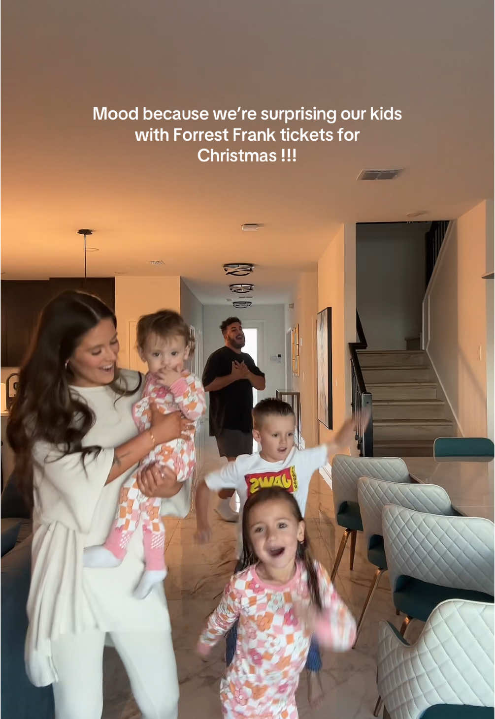 Big fans over here!!! We can’t wait to see their faces 🥹 @forrest frank #forrestfrank #couples #husbandandwife 