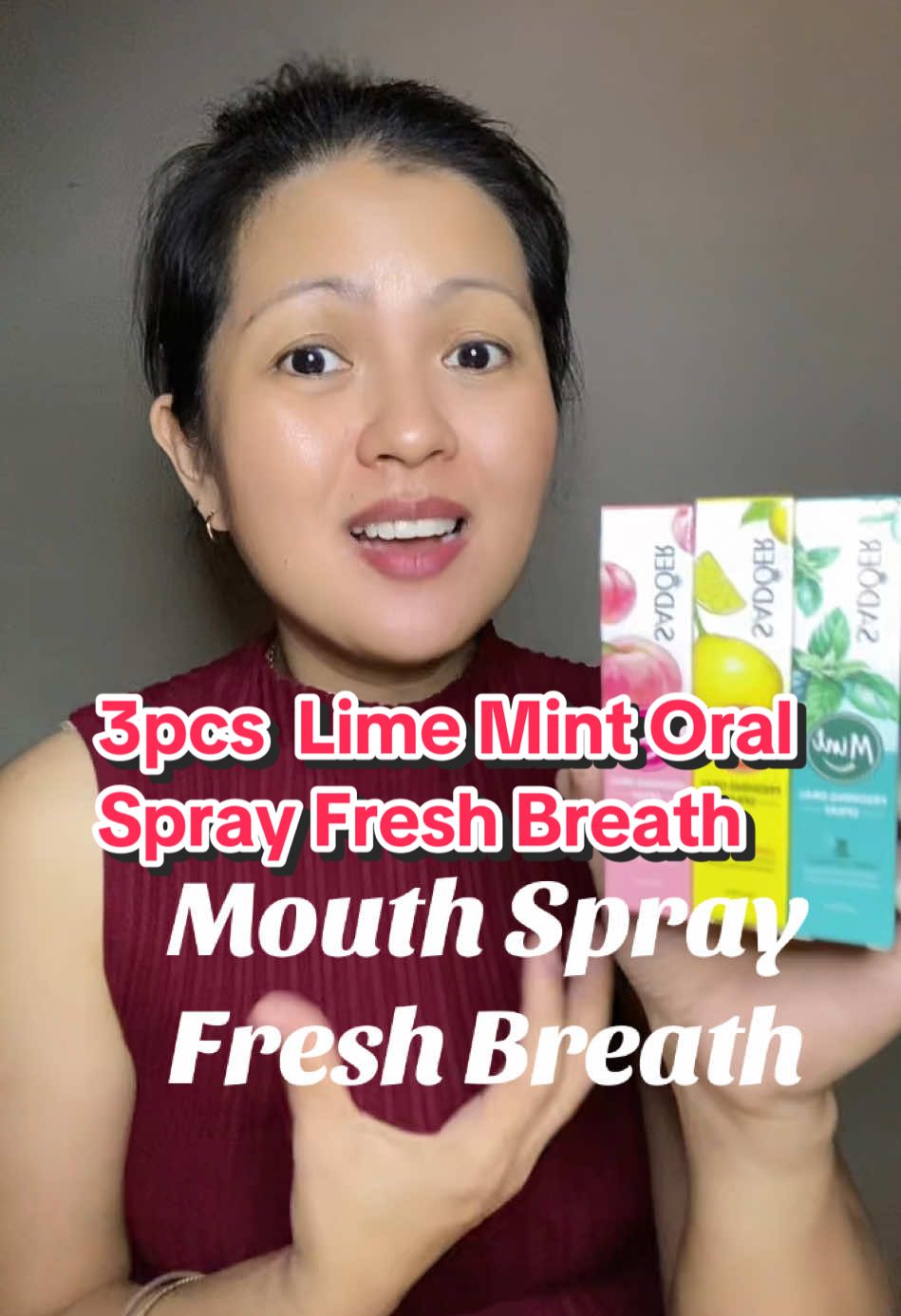 Mouth Spray  Fresh Breath Oral care #mouthspray #freshbreath #oralhealth #oralcare #oralhygiene #mint #cool #fyp 