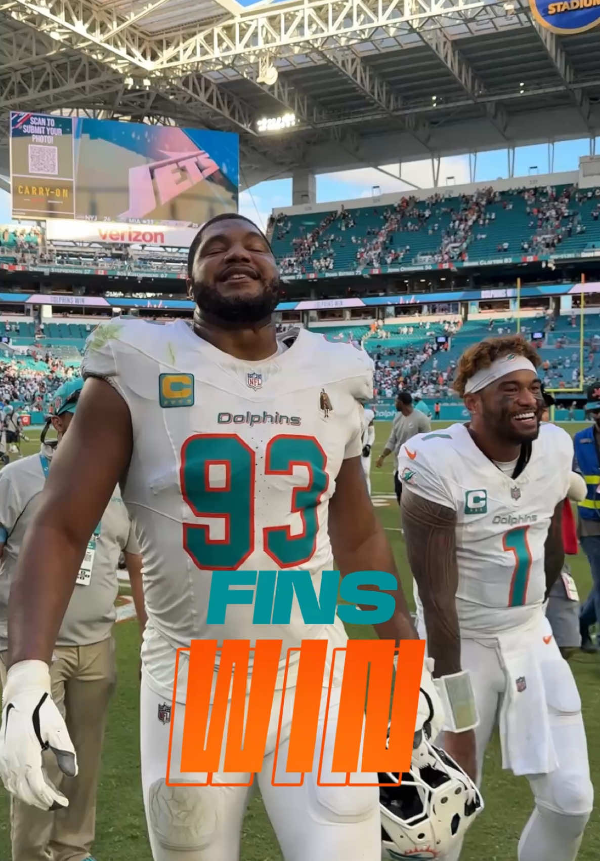 Got it done 👊 #nfl #nflgameday #win #w #dub #miamidolphins #celebration #tua #tuatagovailoa 